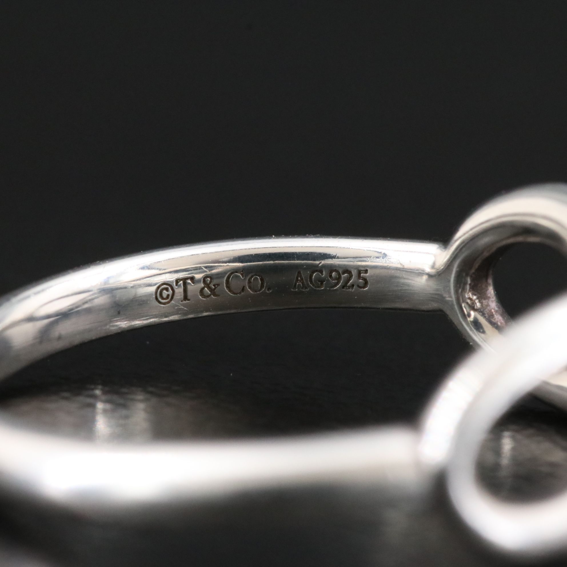 Tiffany & Co. Sterling Infinity Ring