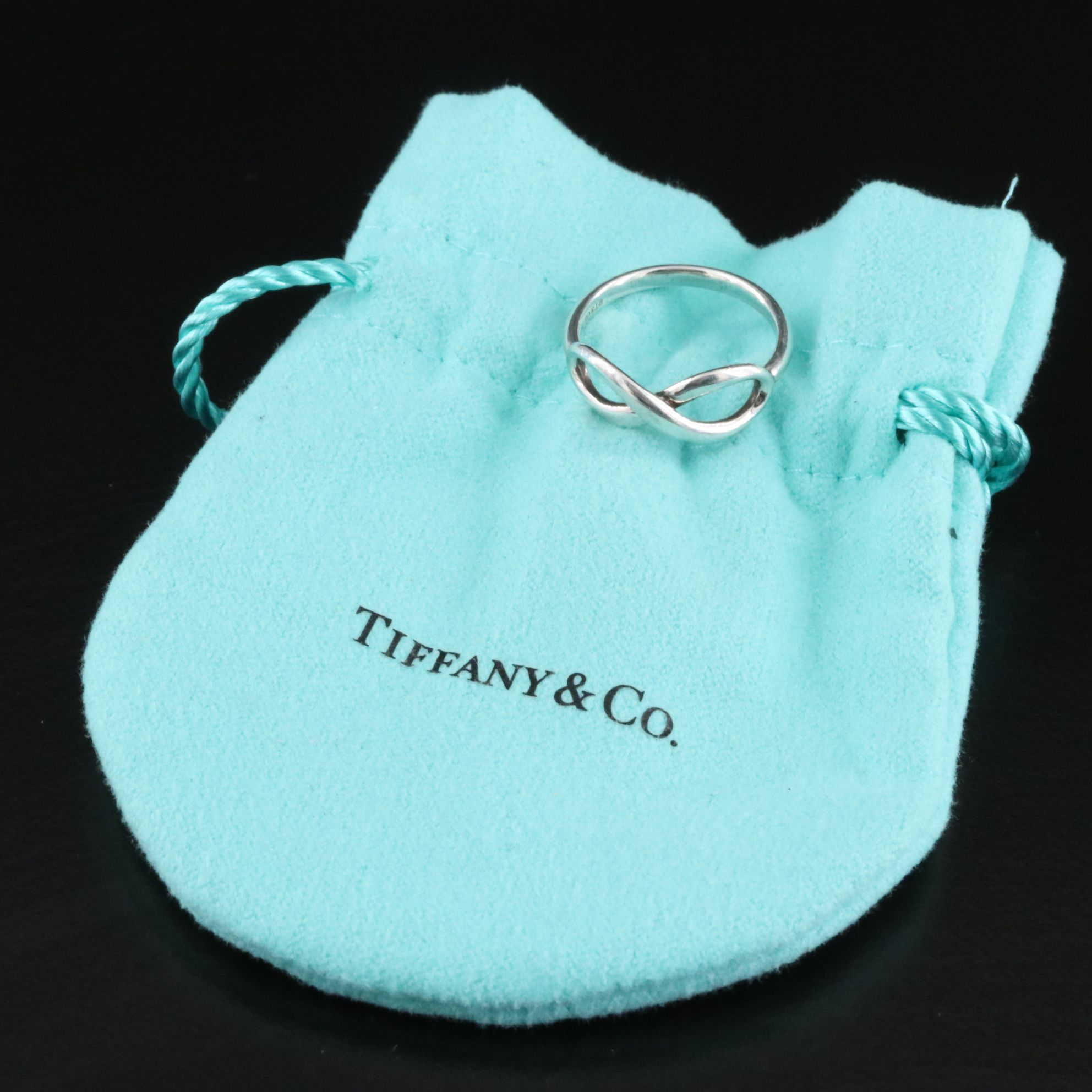 Tiffany & Co. Sterling Infinity Ring