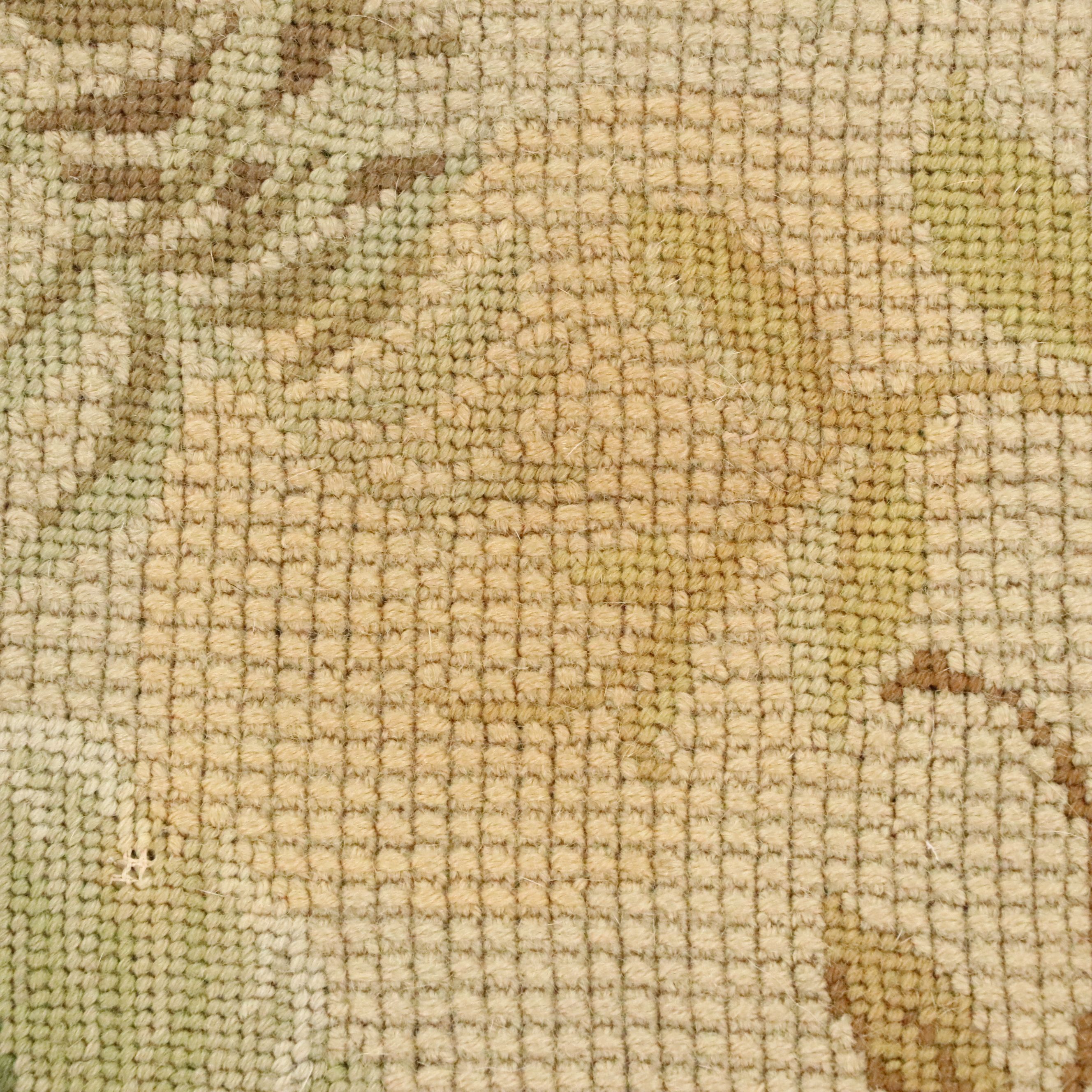 7'5 x 9'10 Handmade Needlepoint Chinese Tropical Floral Area Rug