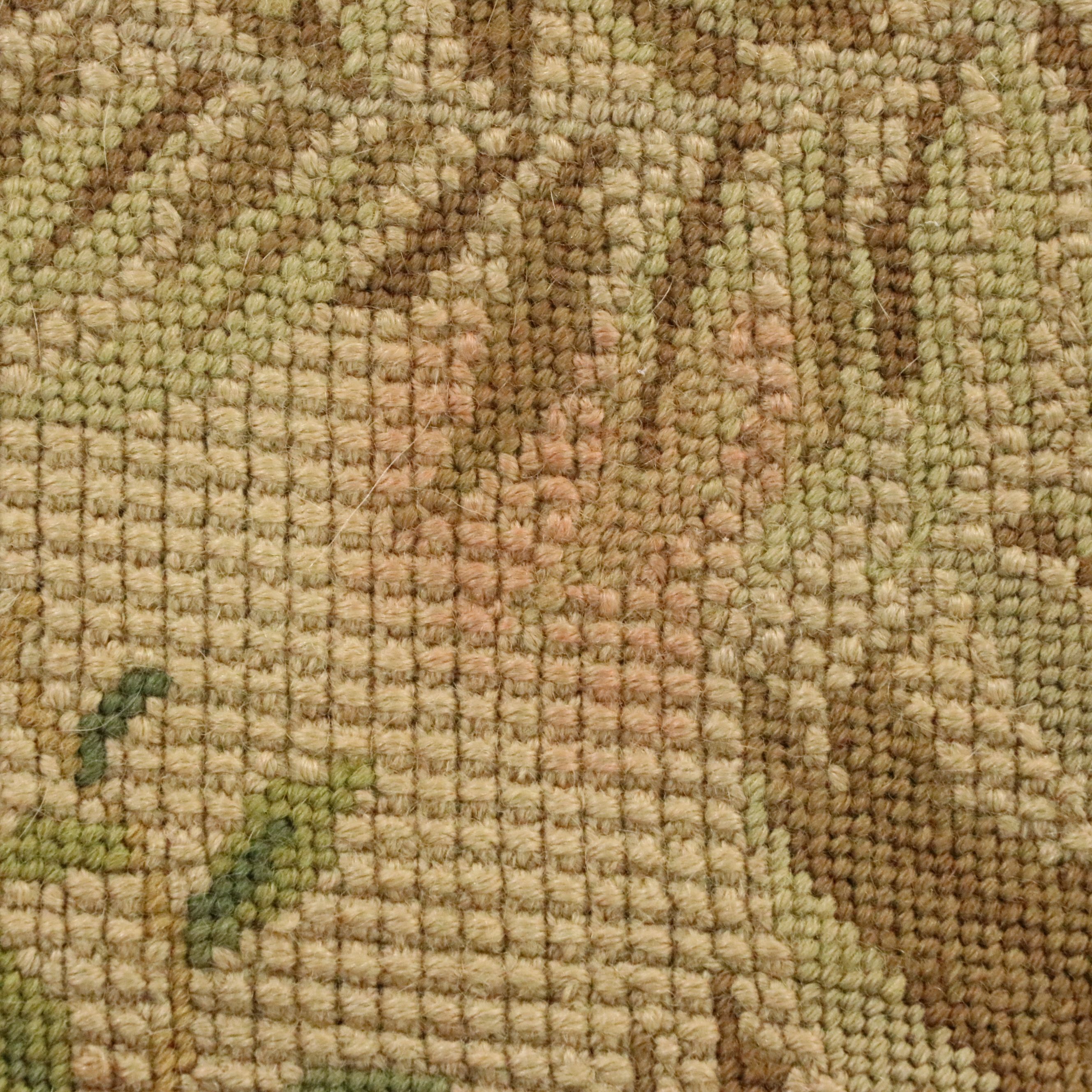 7'5 x 9'10 Handmade Needlepoint Chinese Tropical Floral Area Rug