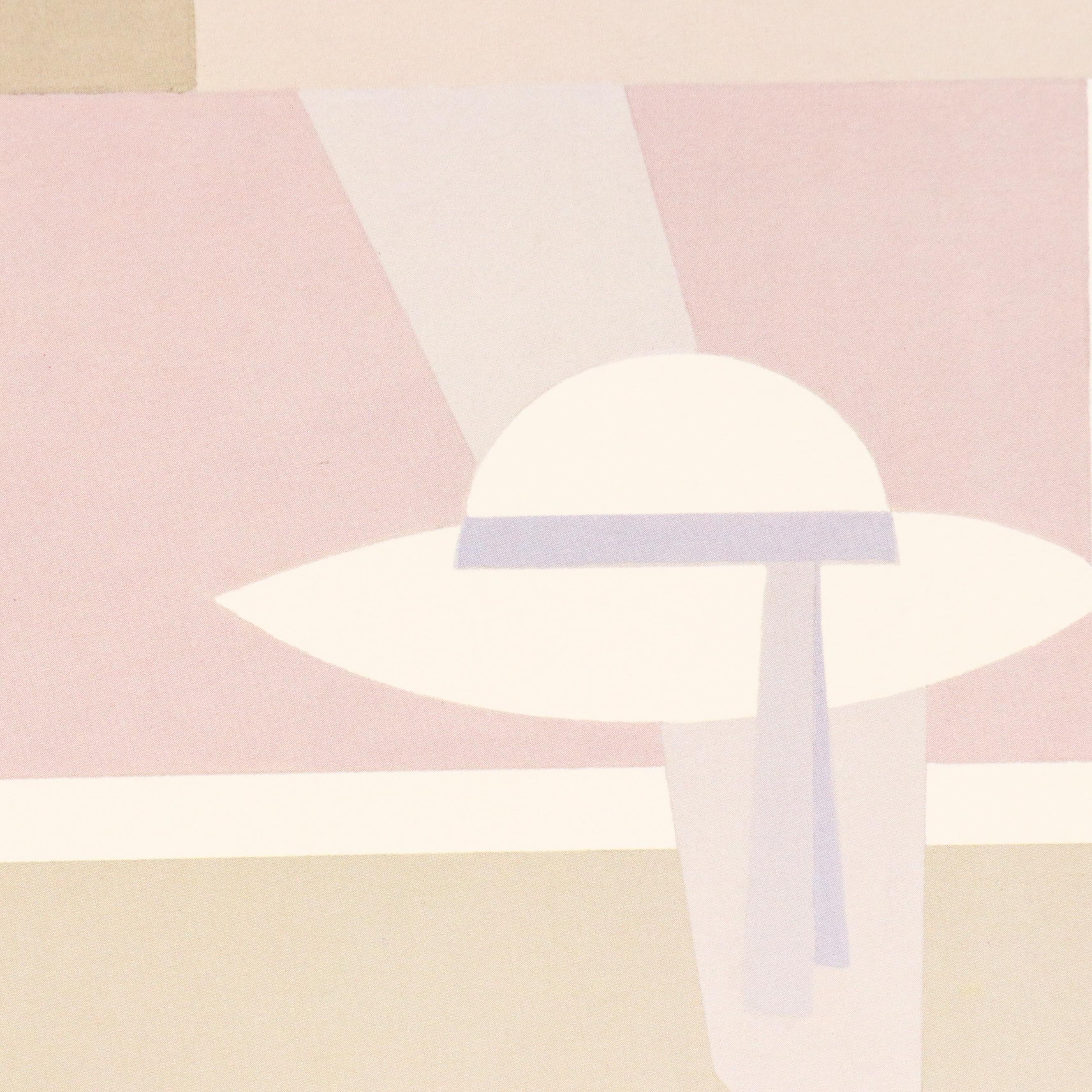 Ron DuBois Offset Lithographs of Stylized Interior Scenes, 1984