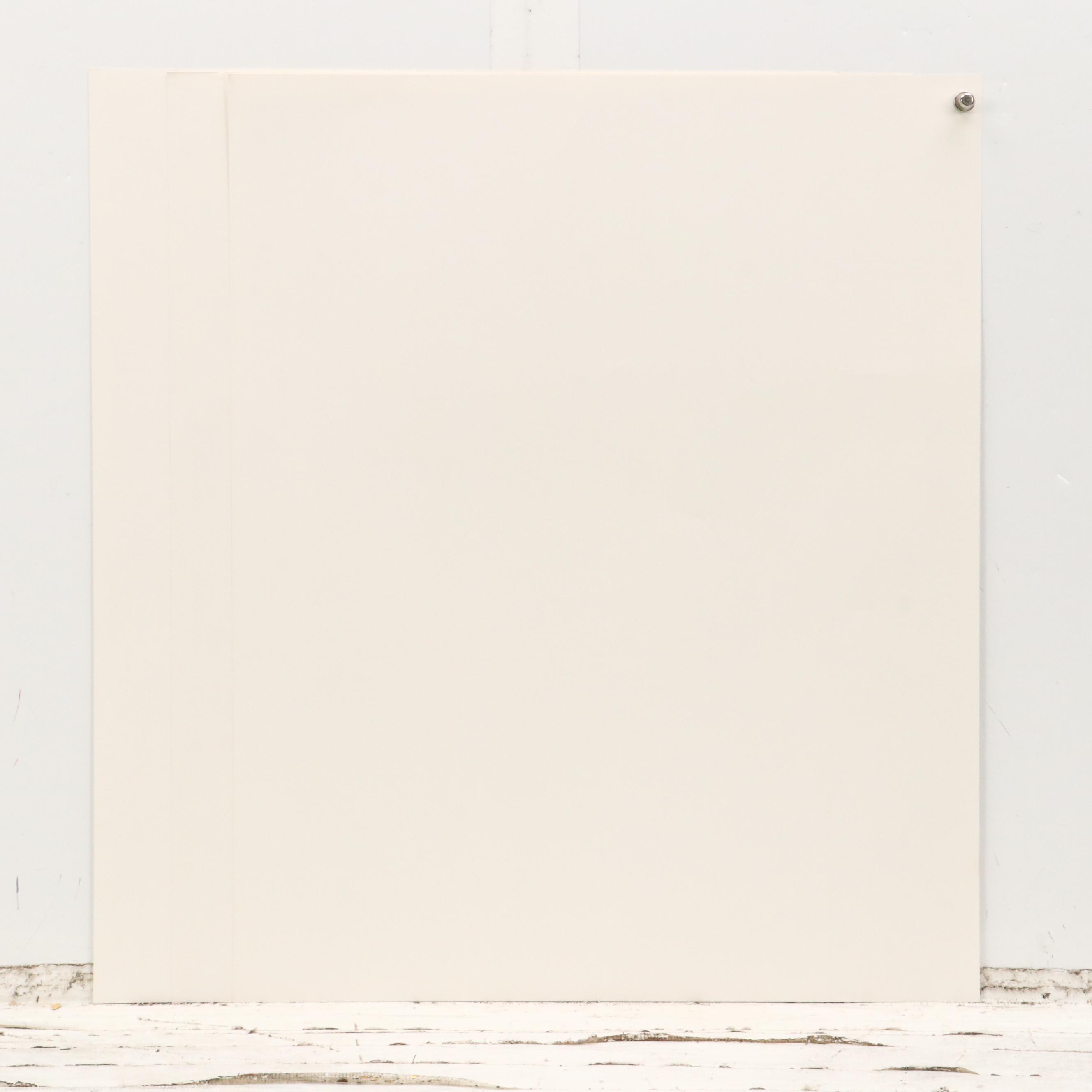 Ron DuBois Offset Lithographs of Stylized Interior Scenes, 1984