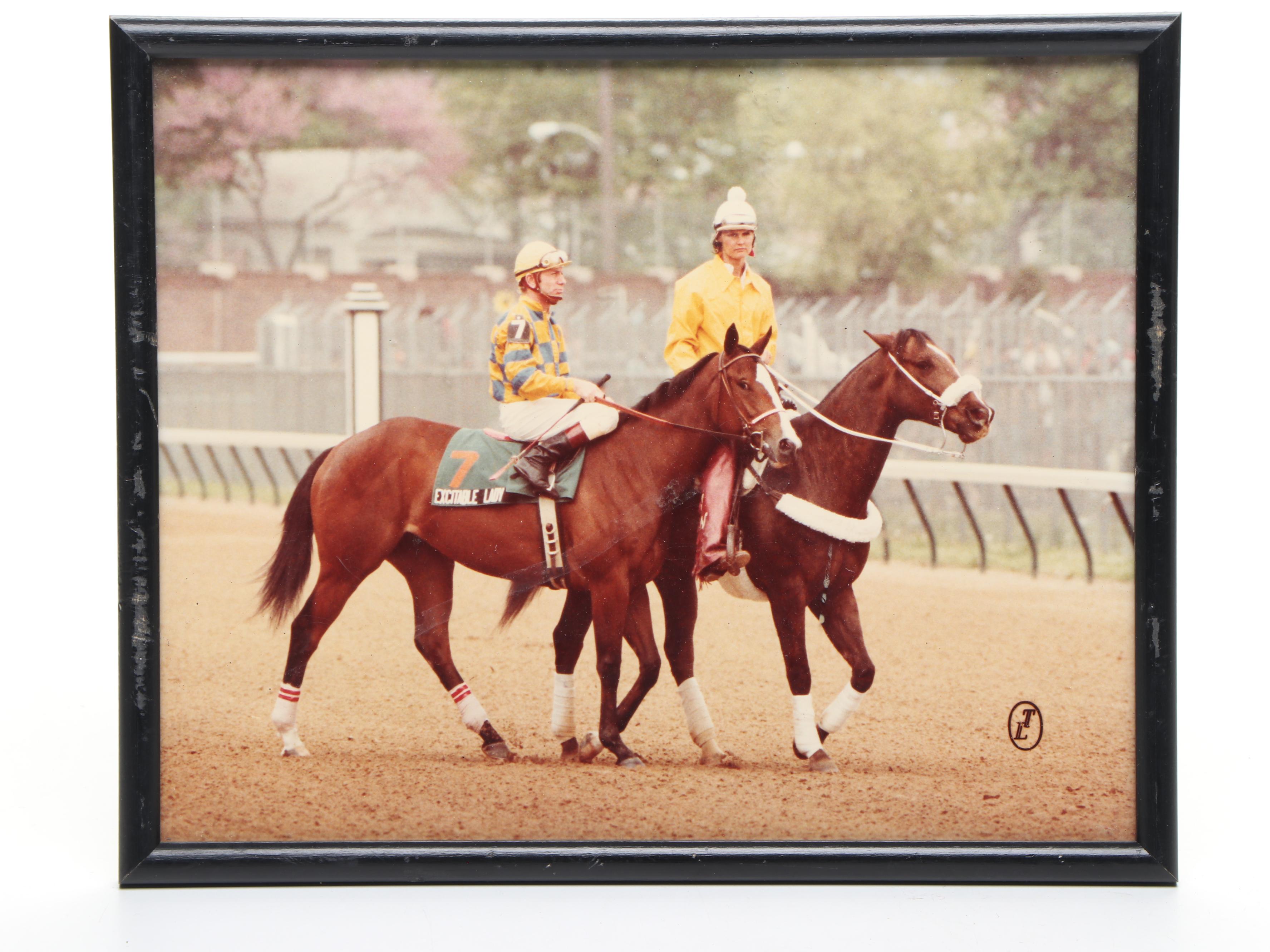 Excitable Lady Keeneland Sale Photo & Pre-Race Candid, Horse Show Arena