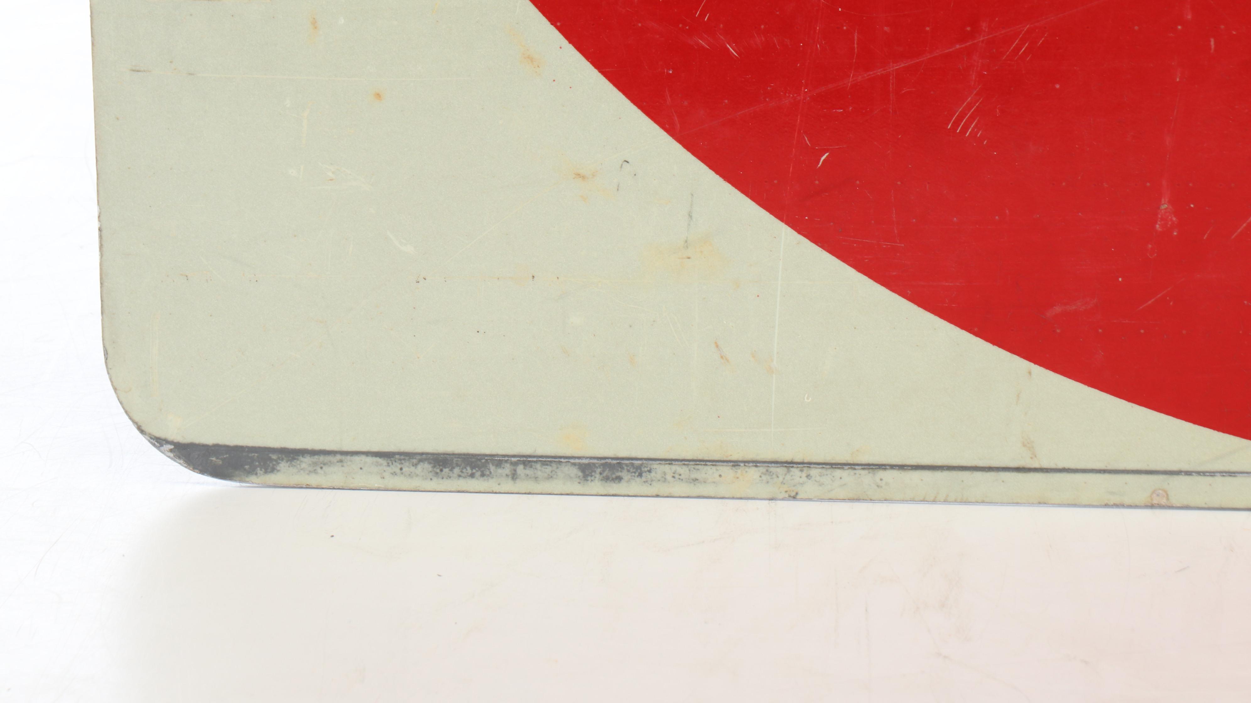 Stop and Do Not Stop Metal Enamel Road Signs