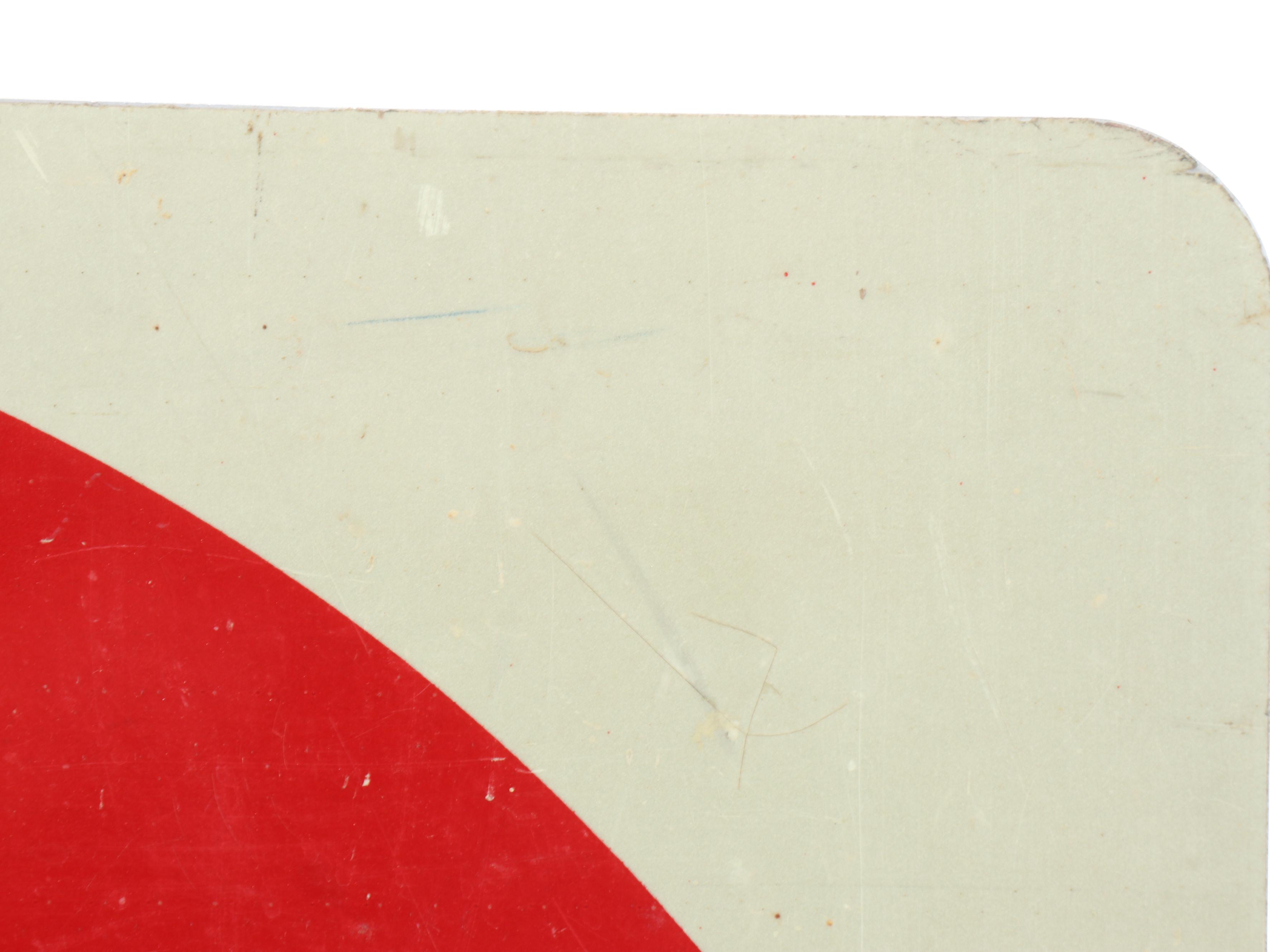 Stop and Do Not Stop Metal Enamel Road Signs