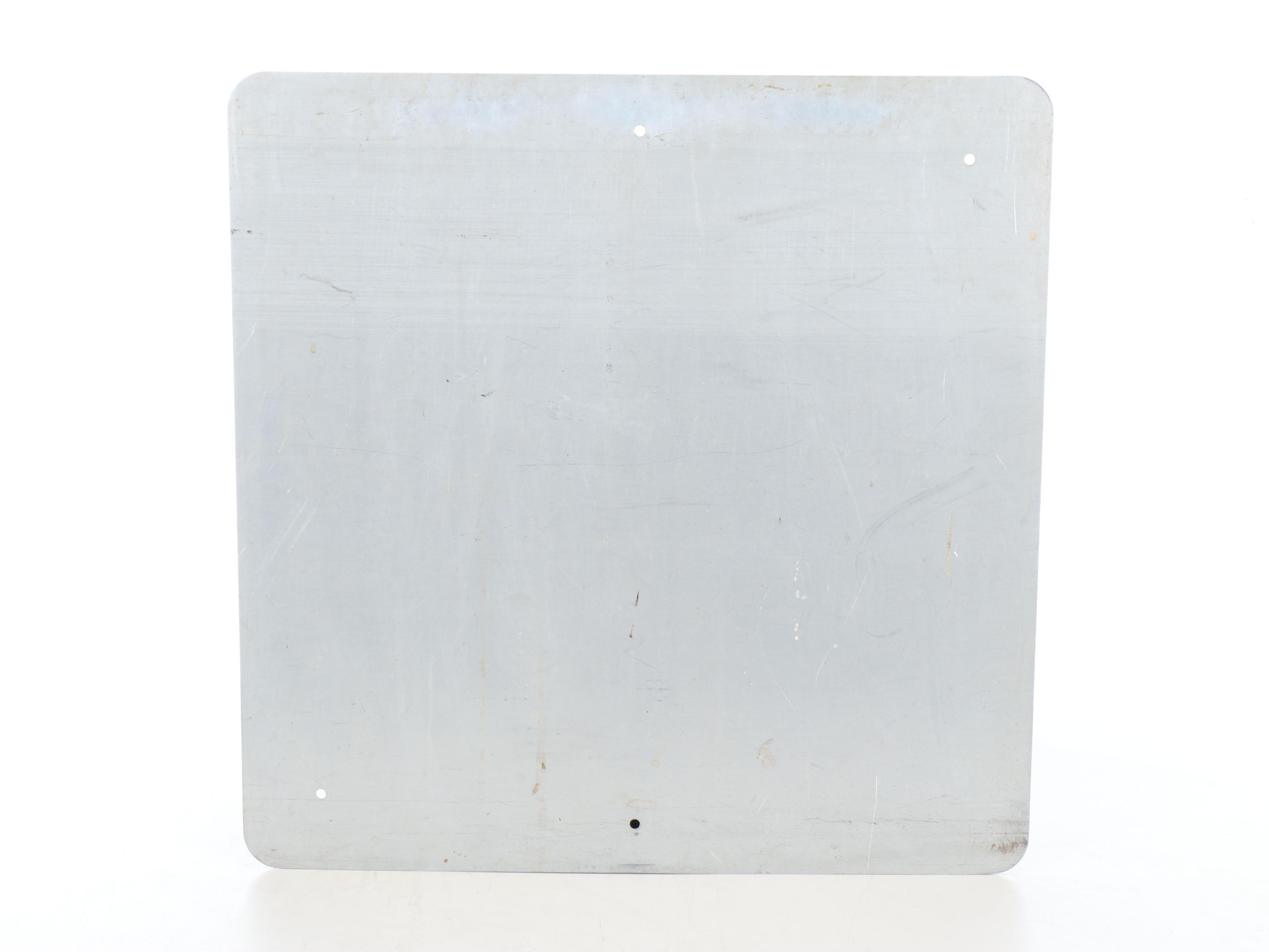 Stop and Do Not Stop Metal Enamel Road Signs