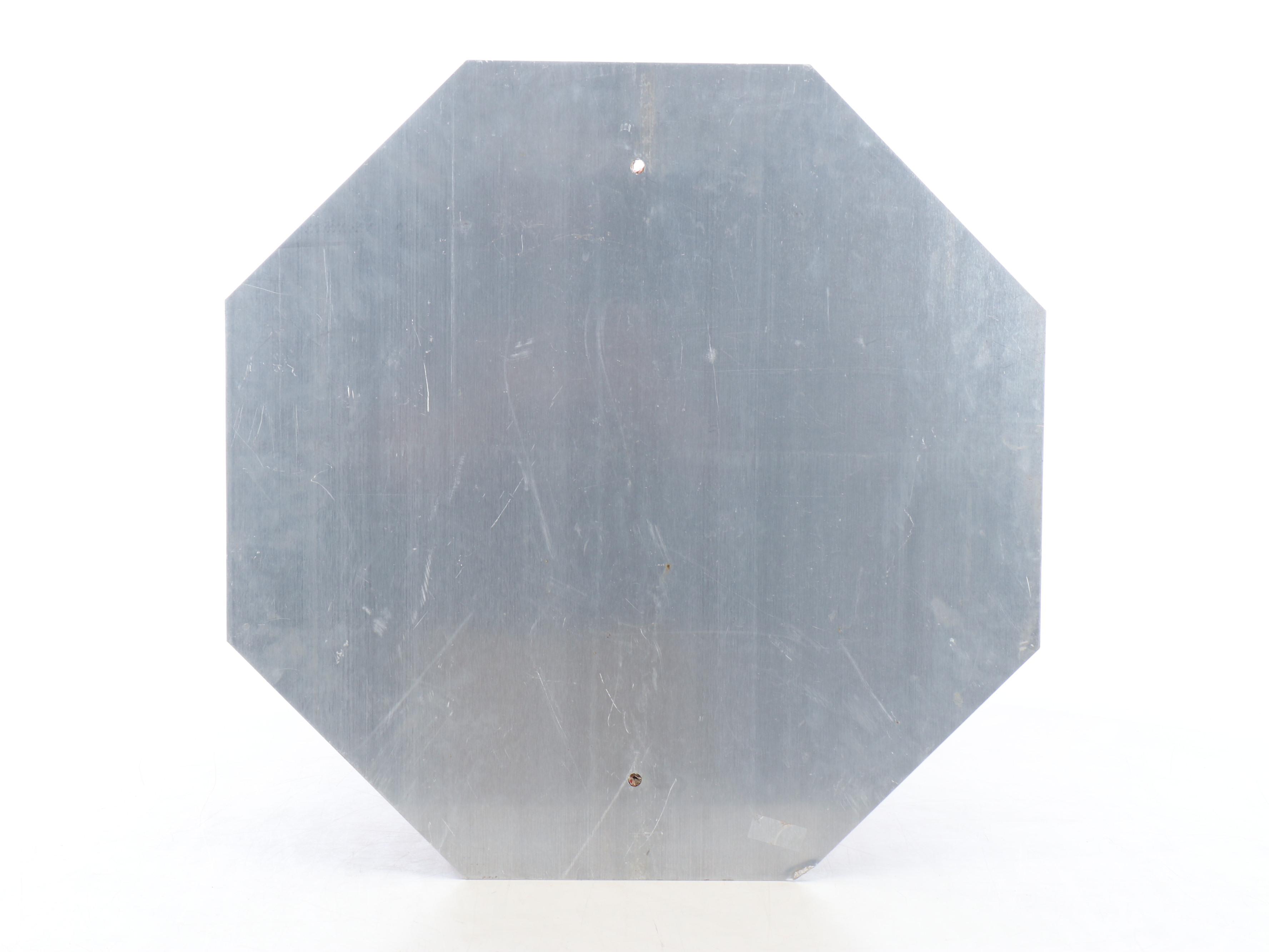 Stop and Do Not Stop Metal Enamel Road Signs