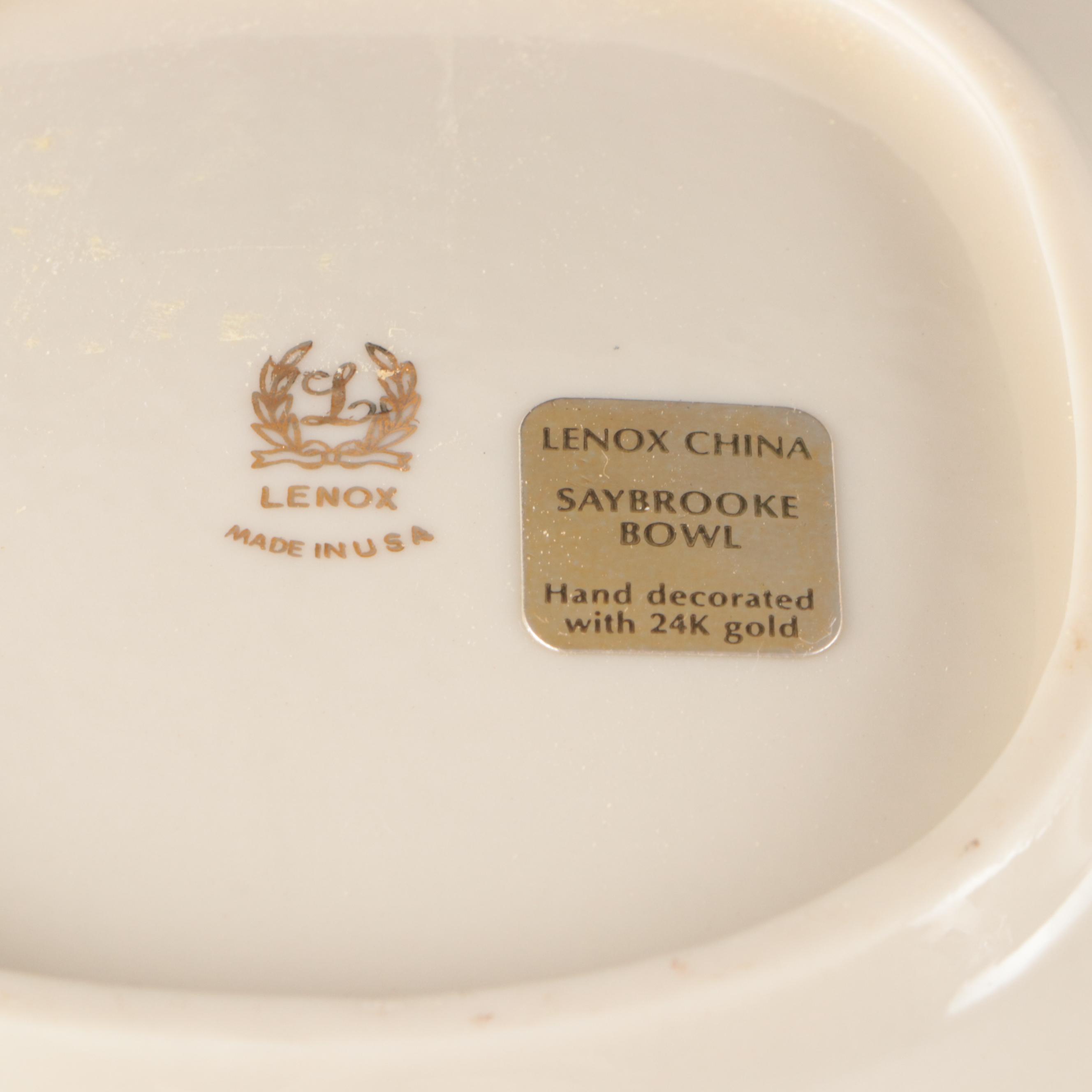 Lenox Gilt Cream Body Porcelain Vases and Home Décor