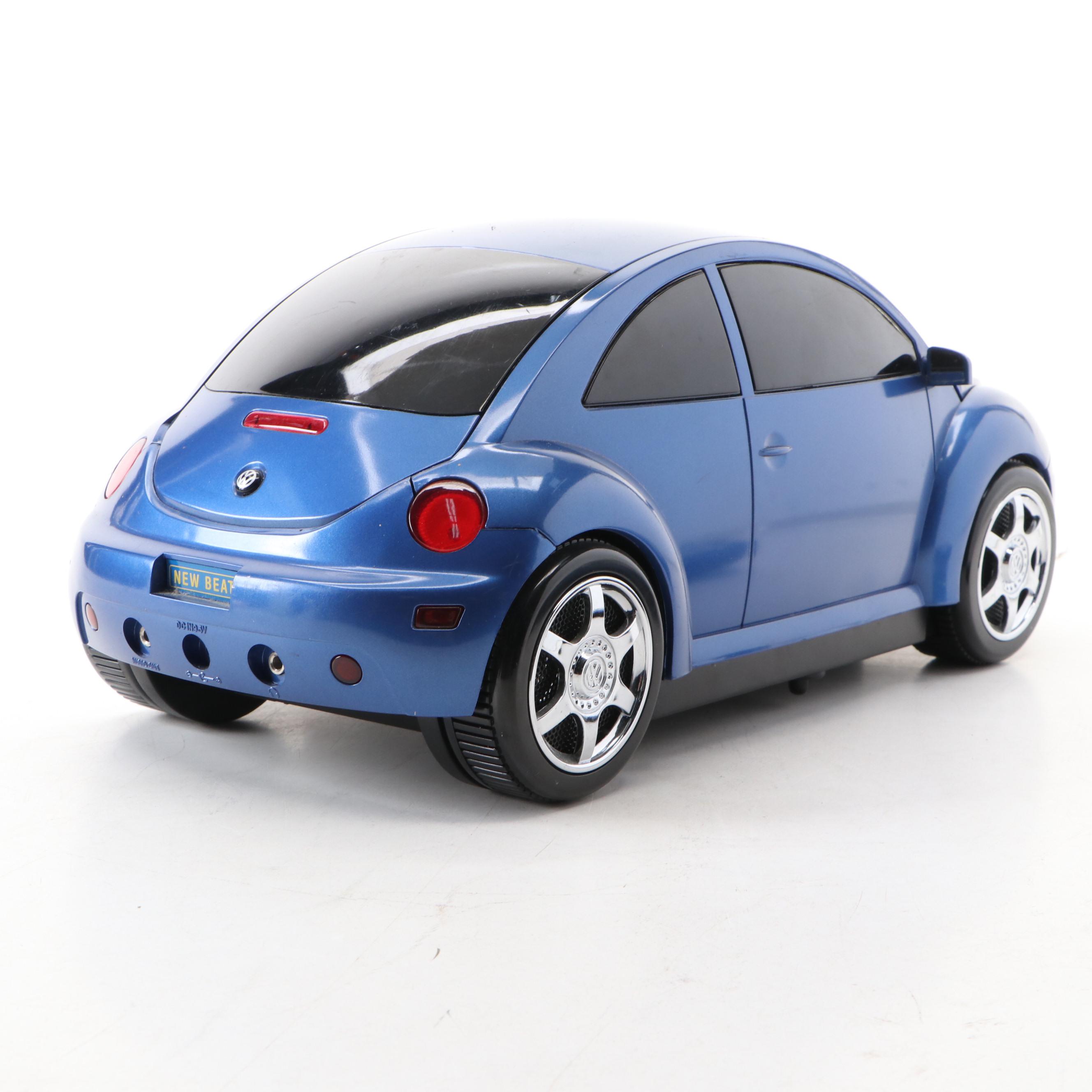 Sharper Image Model GT113 VW Beetle CD and Radio System with Alarm Clock