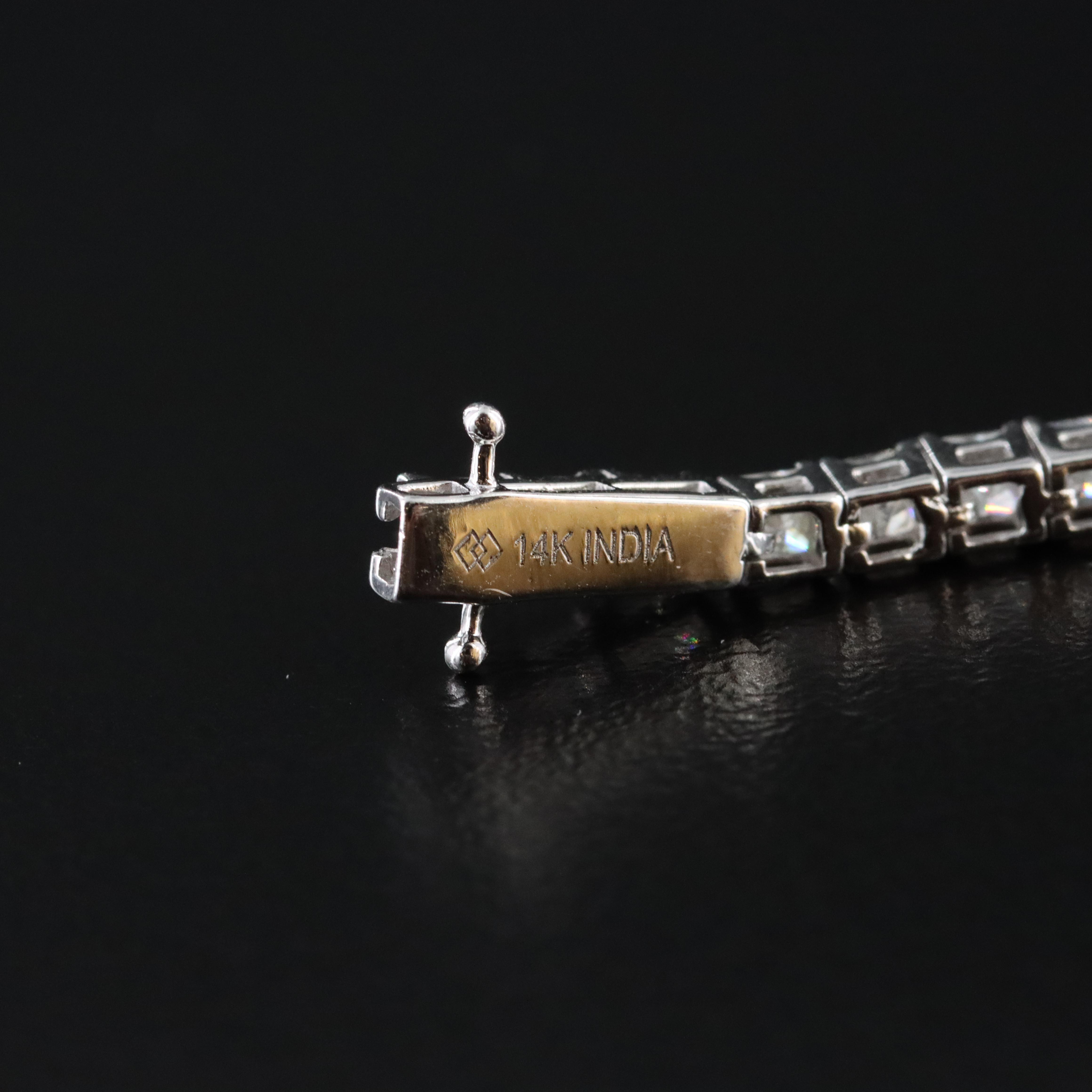 14K 5.03 CTW Diamond Line Bracelet