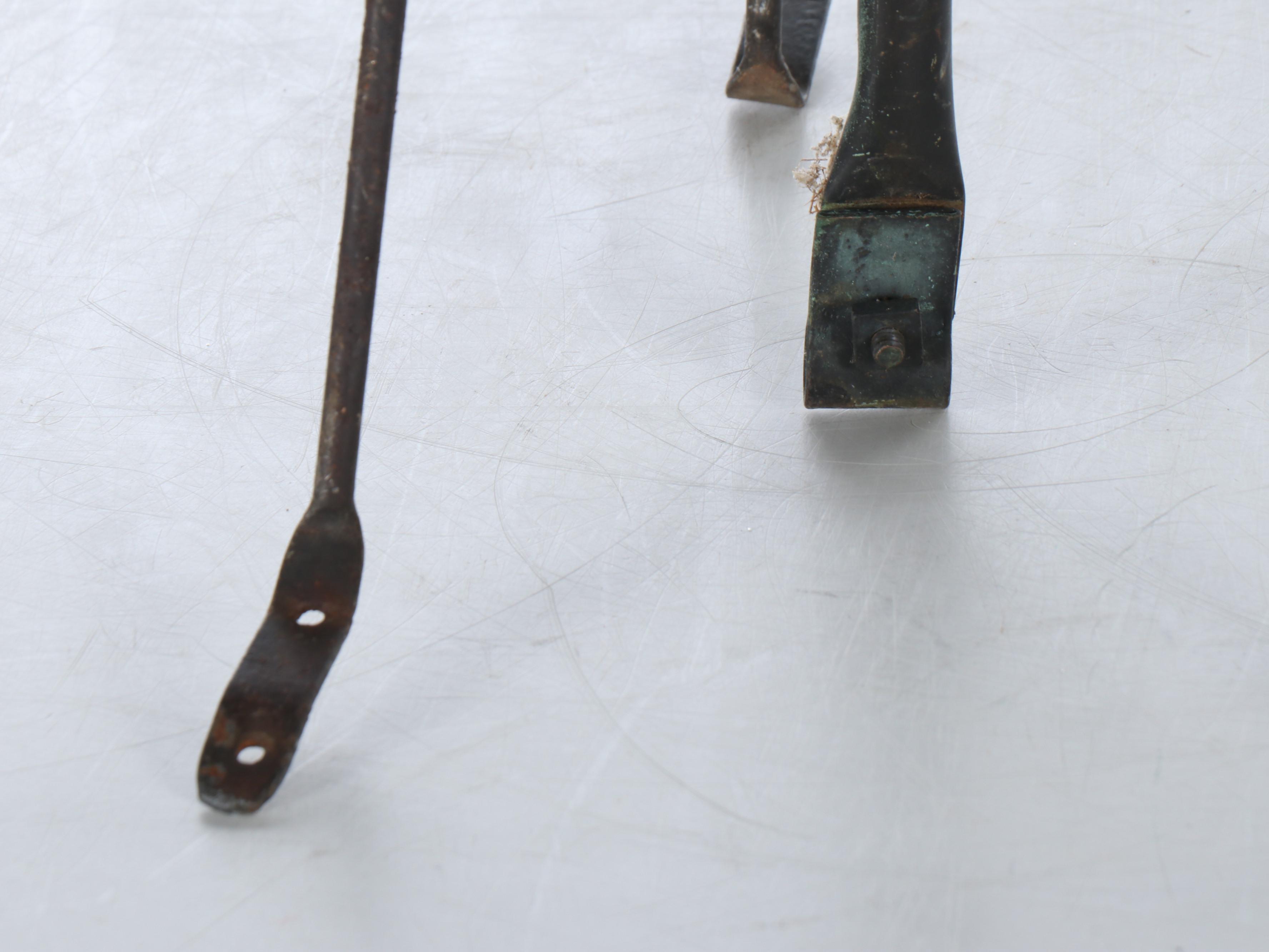 Metal and Glass Lightning Rods