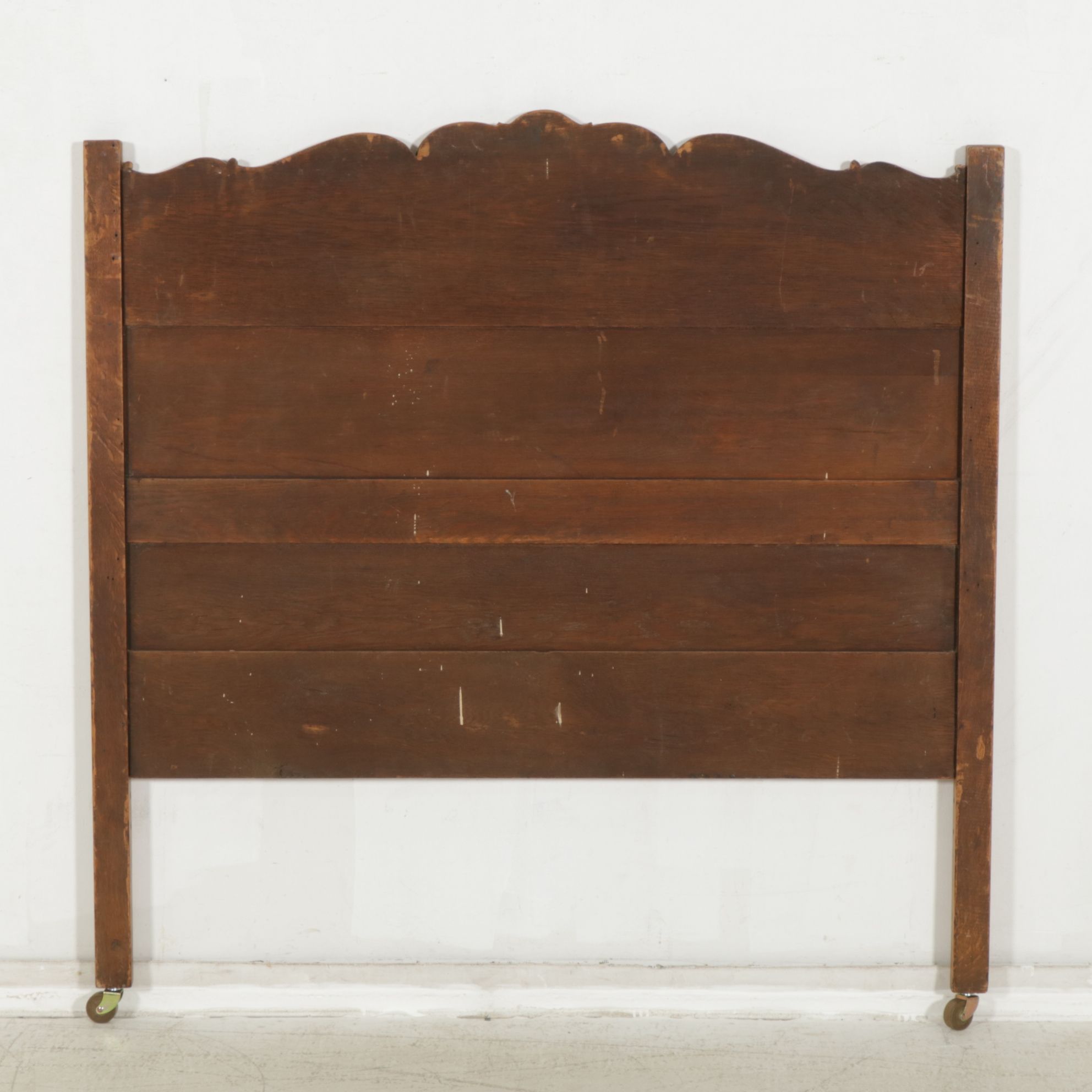 Oak Full-Size Bed Frame, Early 20th Century