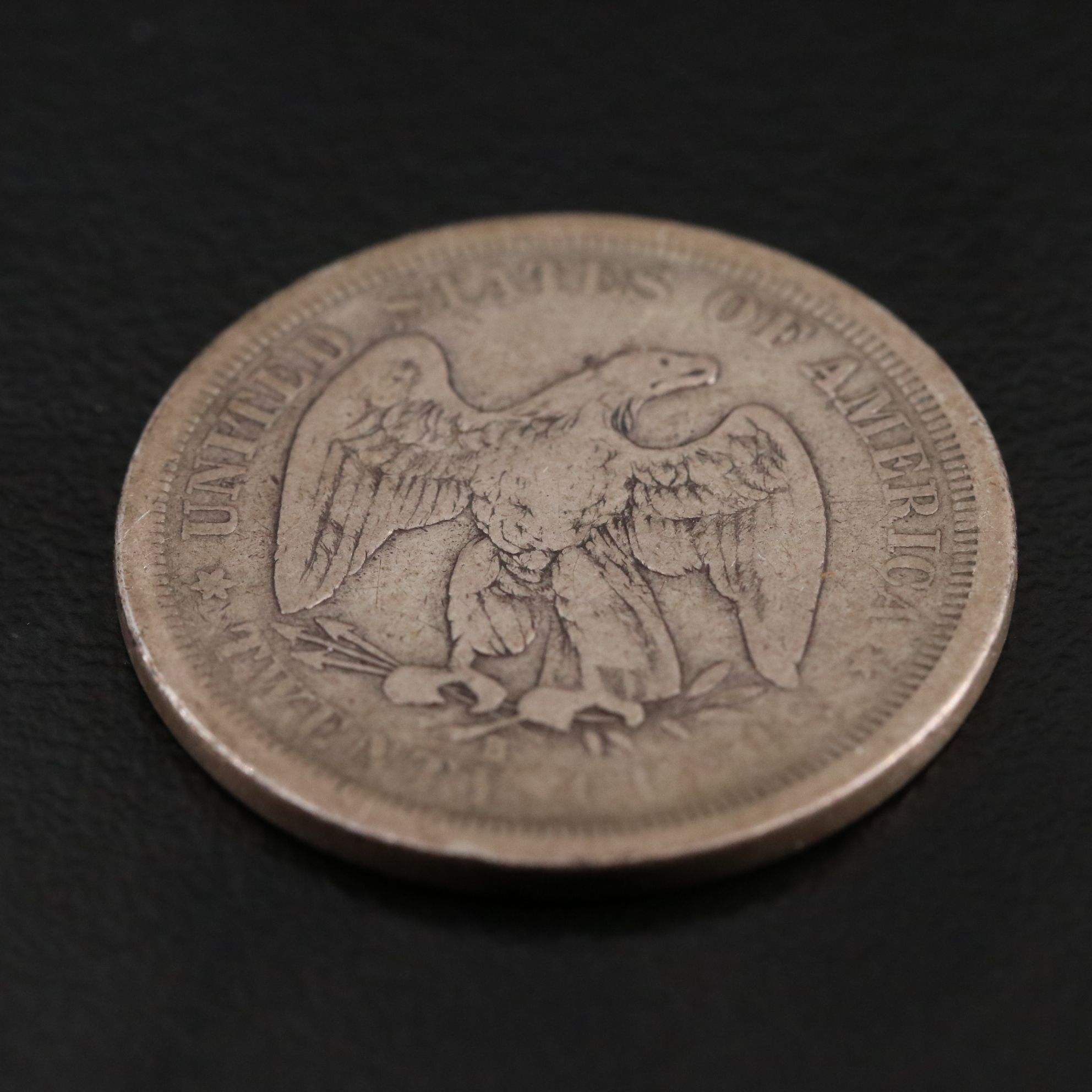 1875-S Seated Liberty Twenty Cent Silver Coin