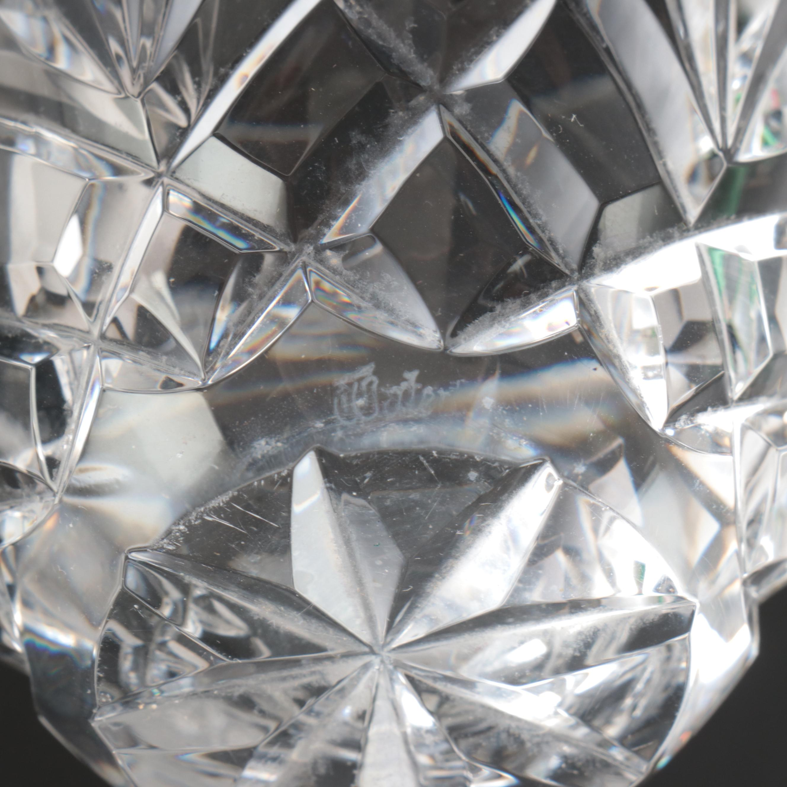 Waterford "Mooncoin" Crystal Highball Glasses with Other Waterford Glassware