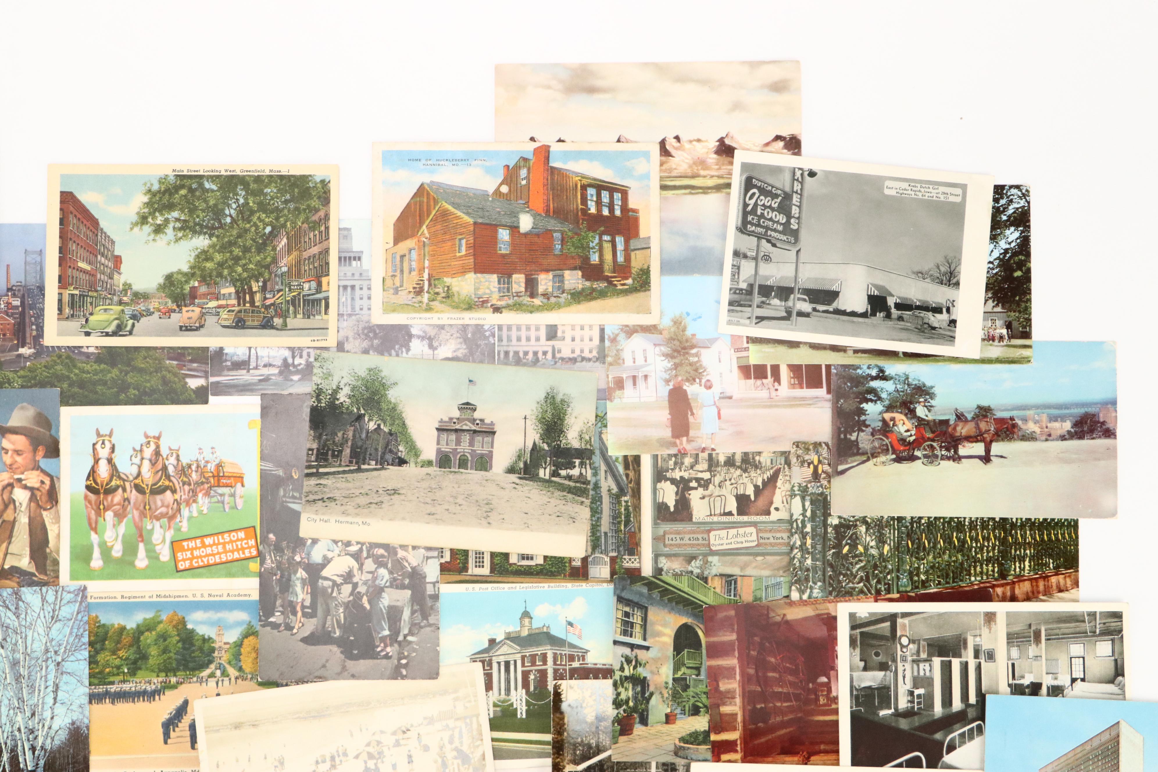 Maryland with Other Souvenir Postcards, Pocket Book and More Ephemera