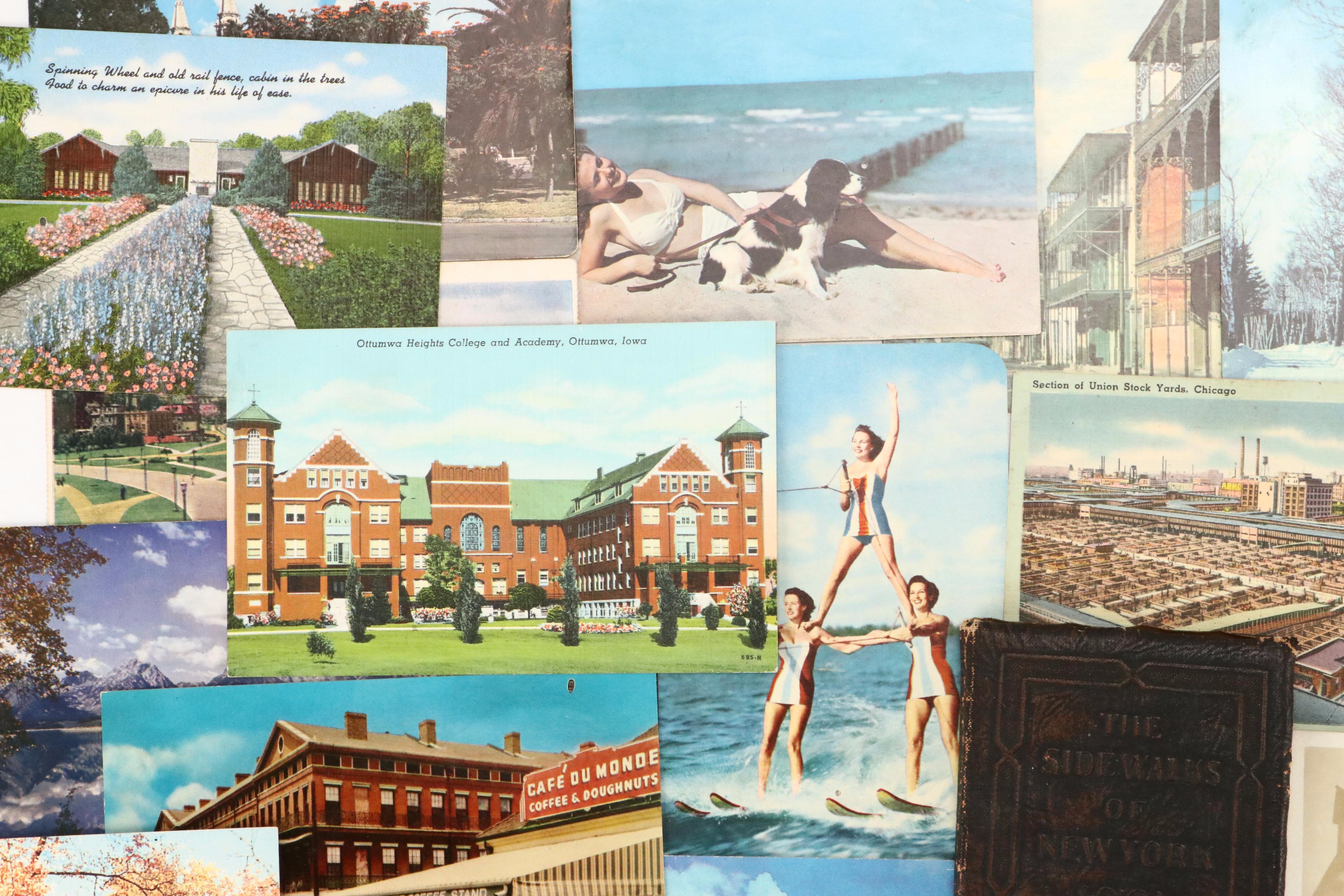 Maryland with Other Souvenir Postcards, Pocket Book and More Ephemera