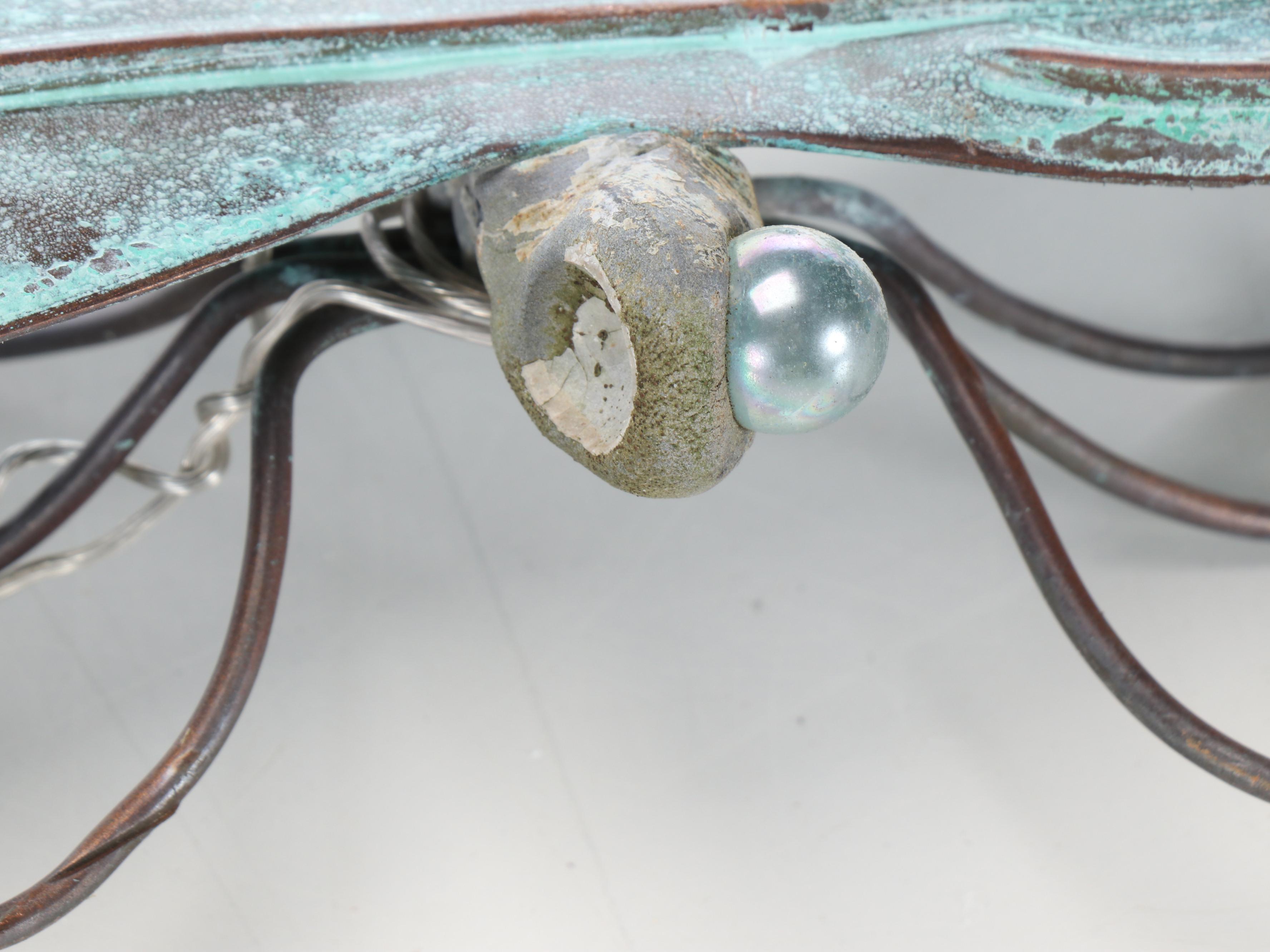 Metal Dragonfly Garden Sculptures