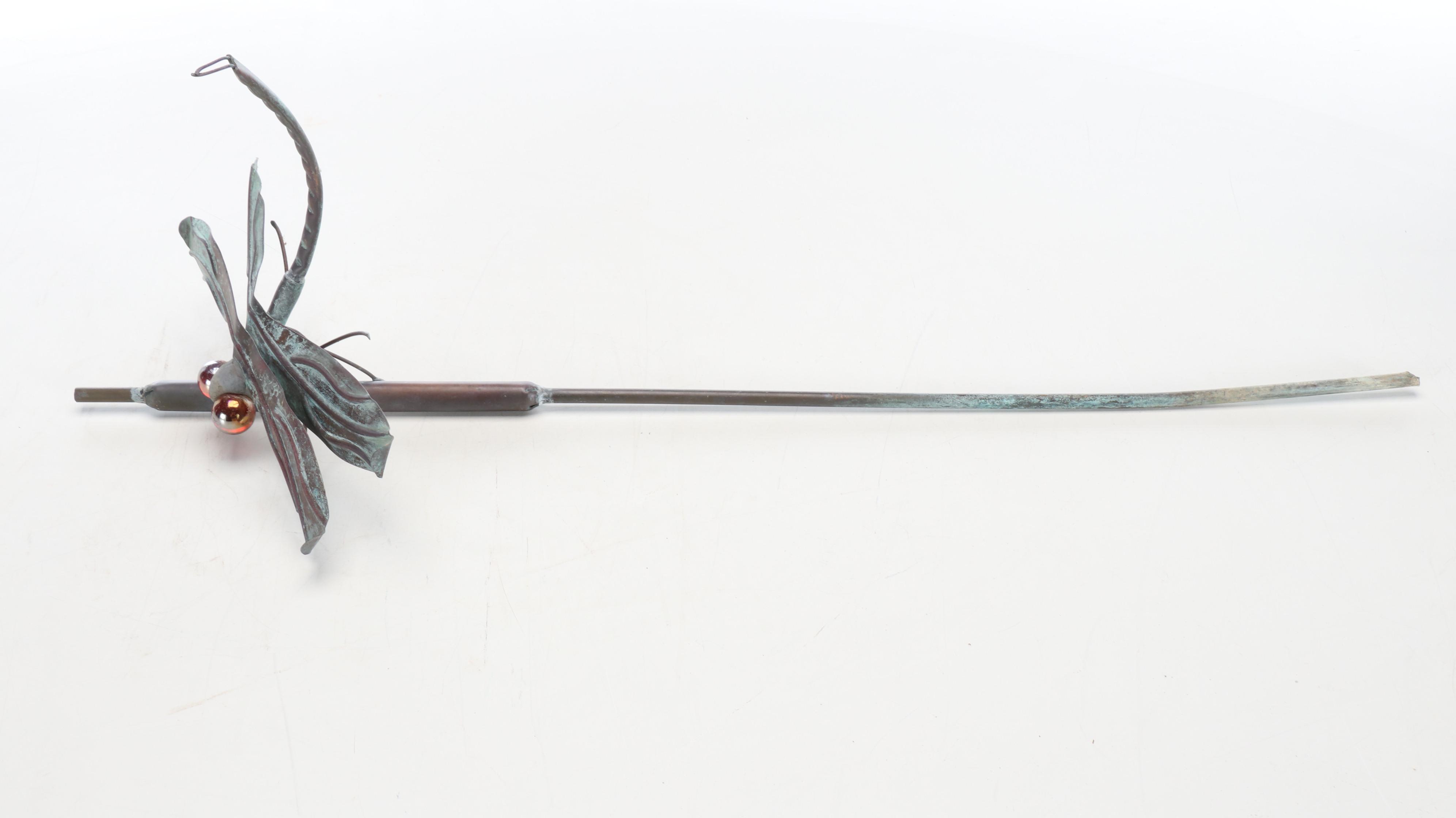 Metal Dragonfly Garden Sculptures