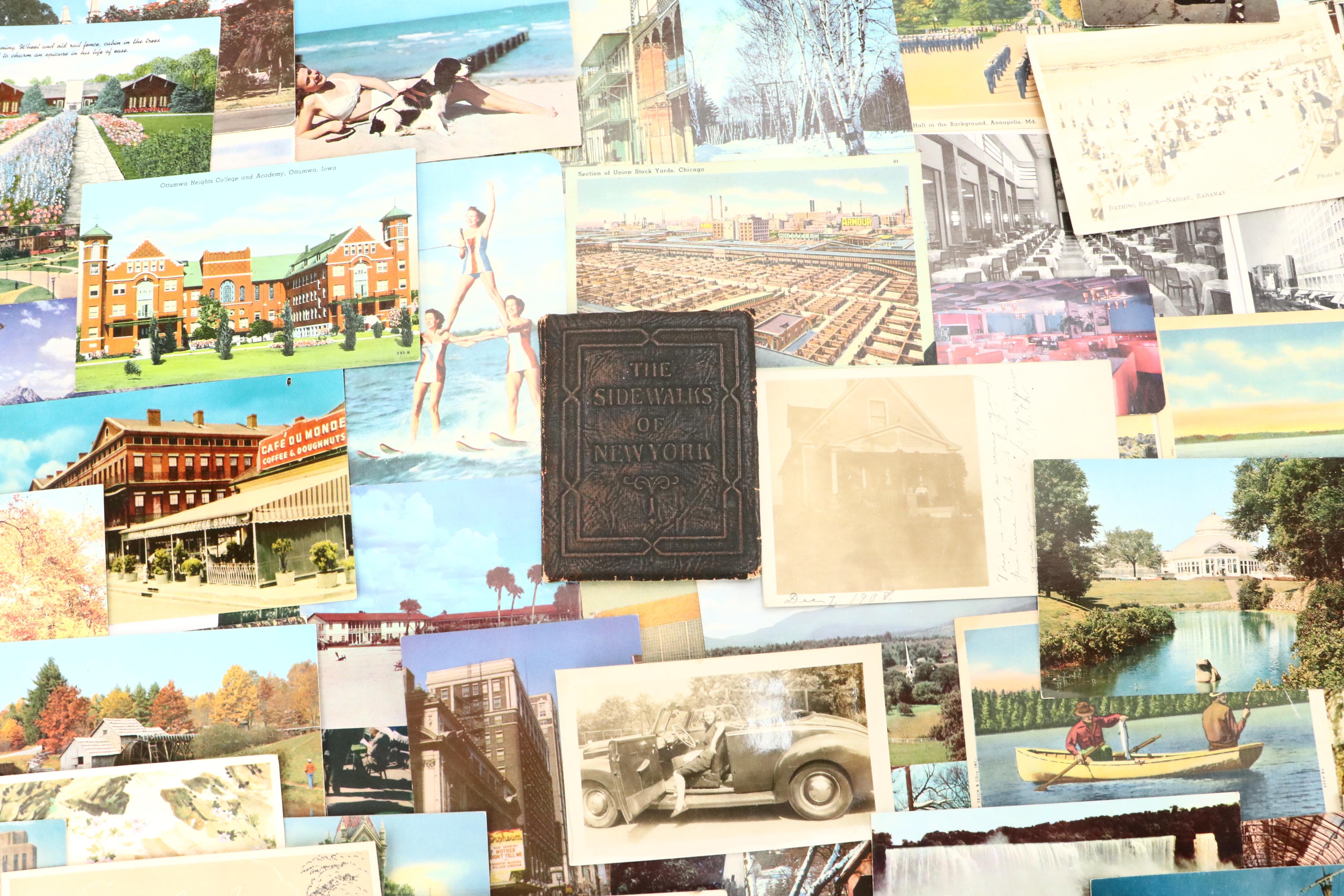 Maryland with Other Souvenir Postcards, Pocket Book and More Ephemera