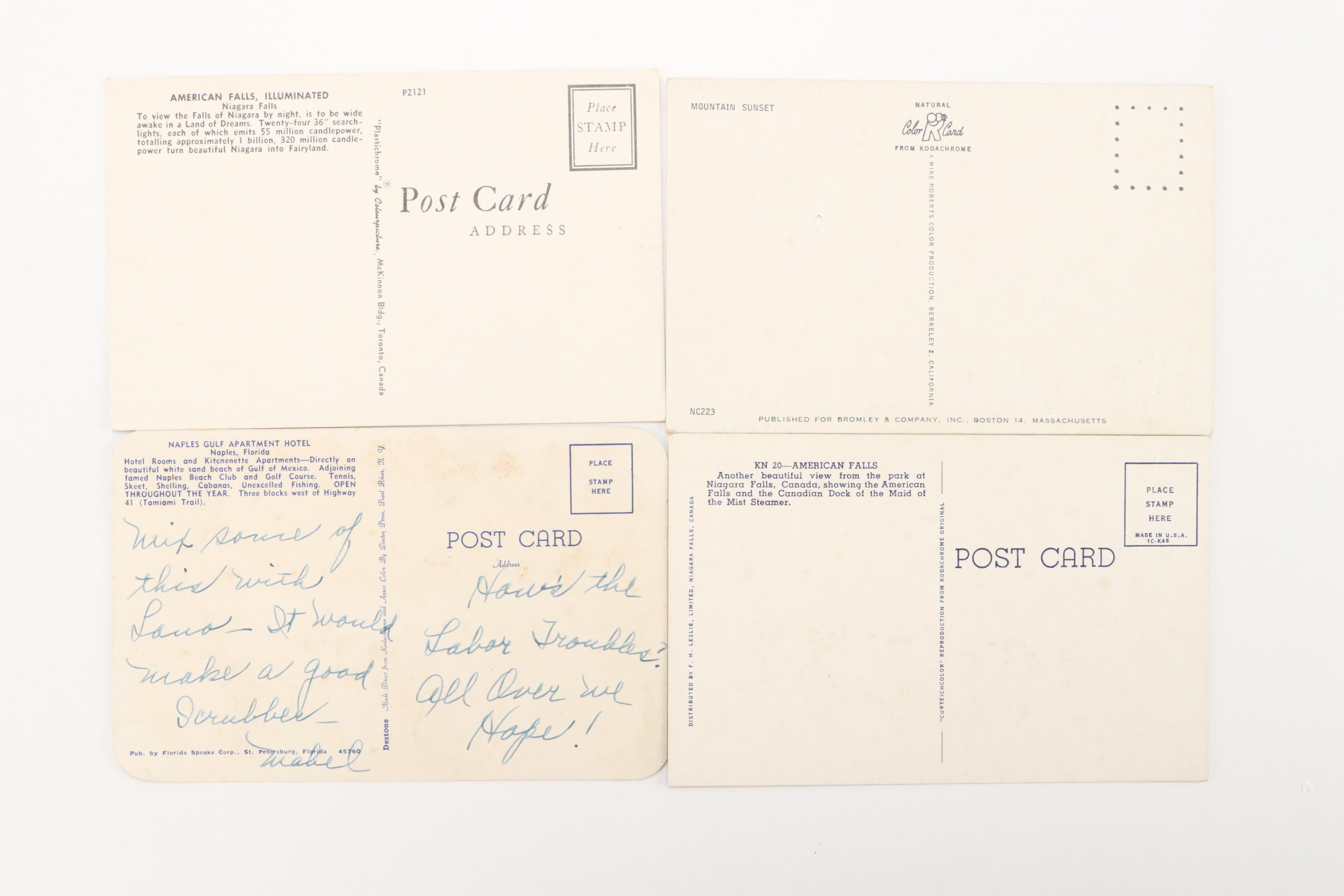 Maryland with Other Souvenir Postcards, Pocket Book and More Ephemera