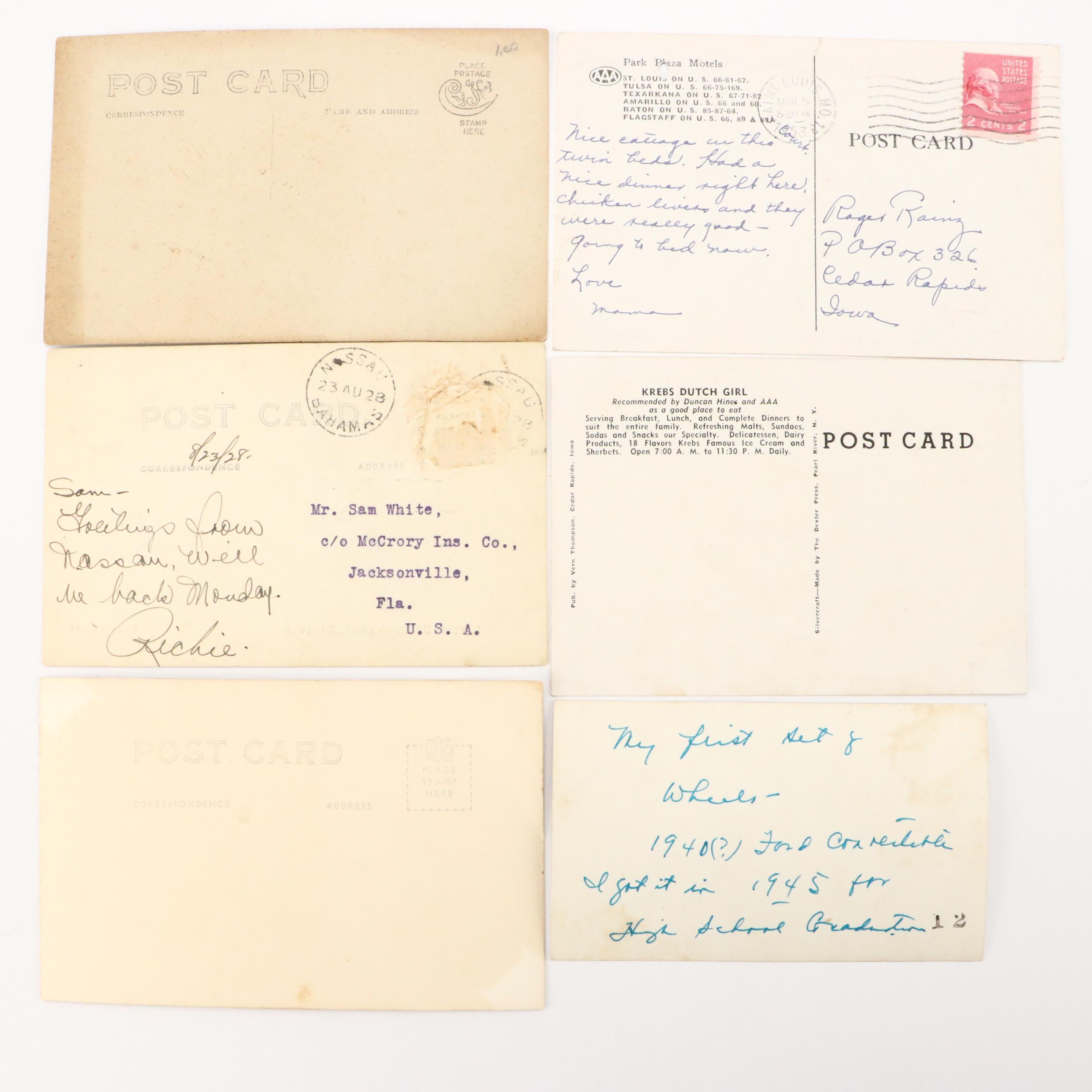 Maryland with Other Souvenir Postcards, Pocket Book and More Ephemera