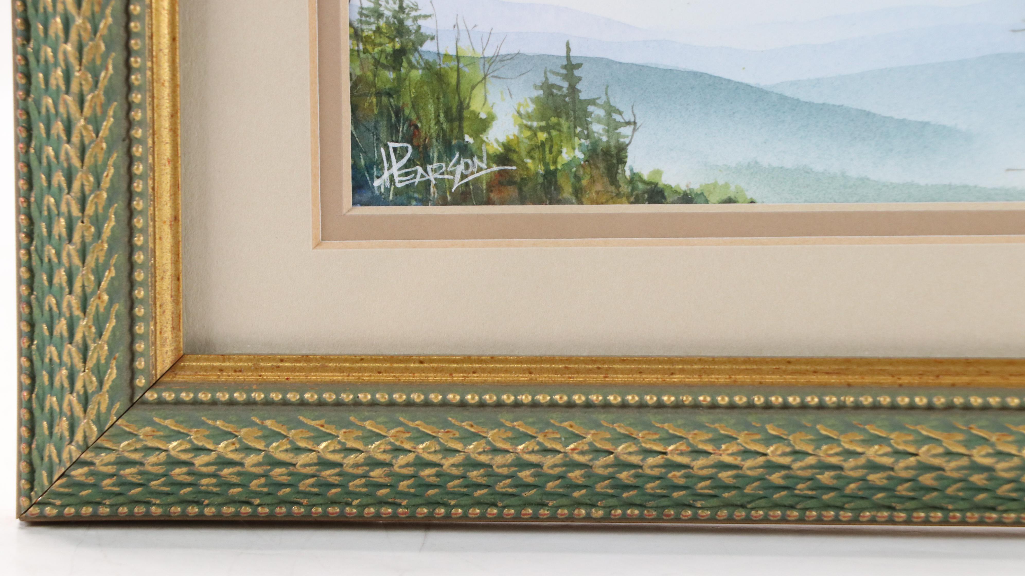 J. Pearson Panoramic Wilderness Landscape, Late 20th or 21st Century