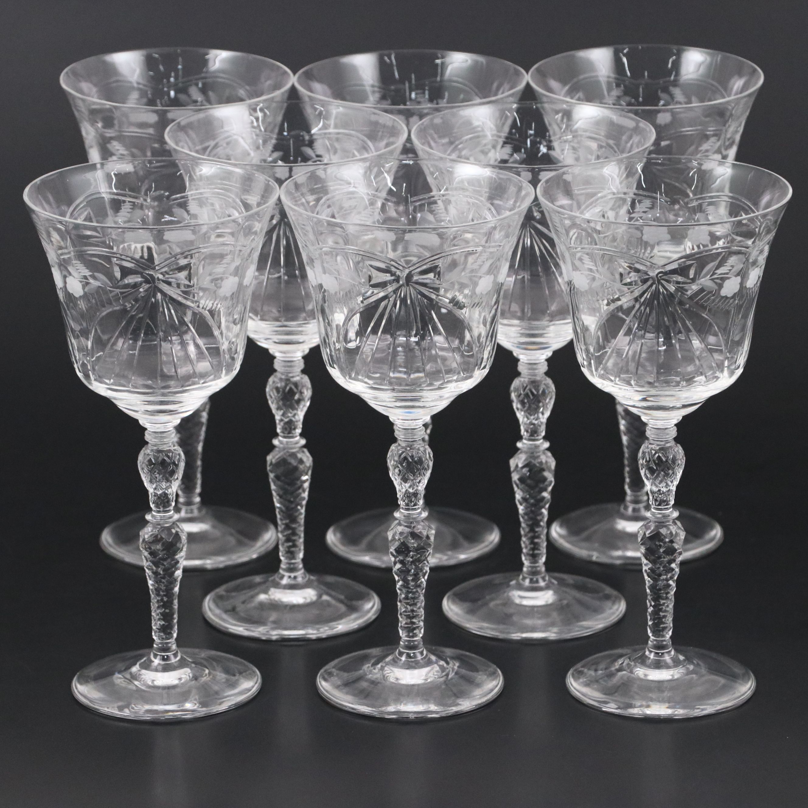 Rock Sharpe "Salon" Glass Water Goblets