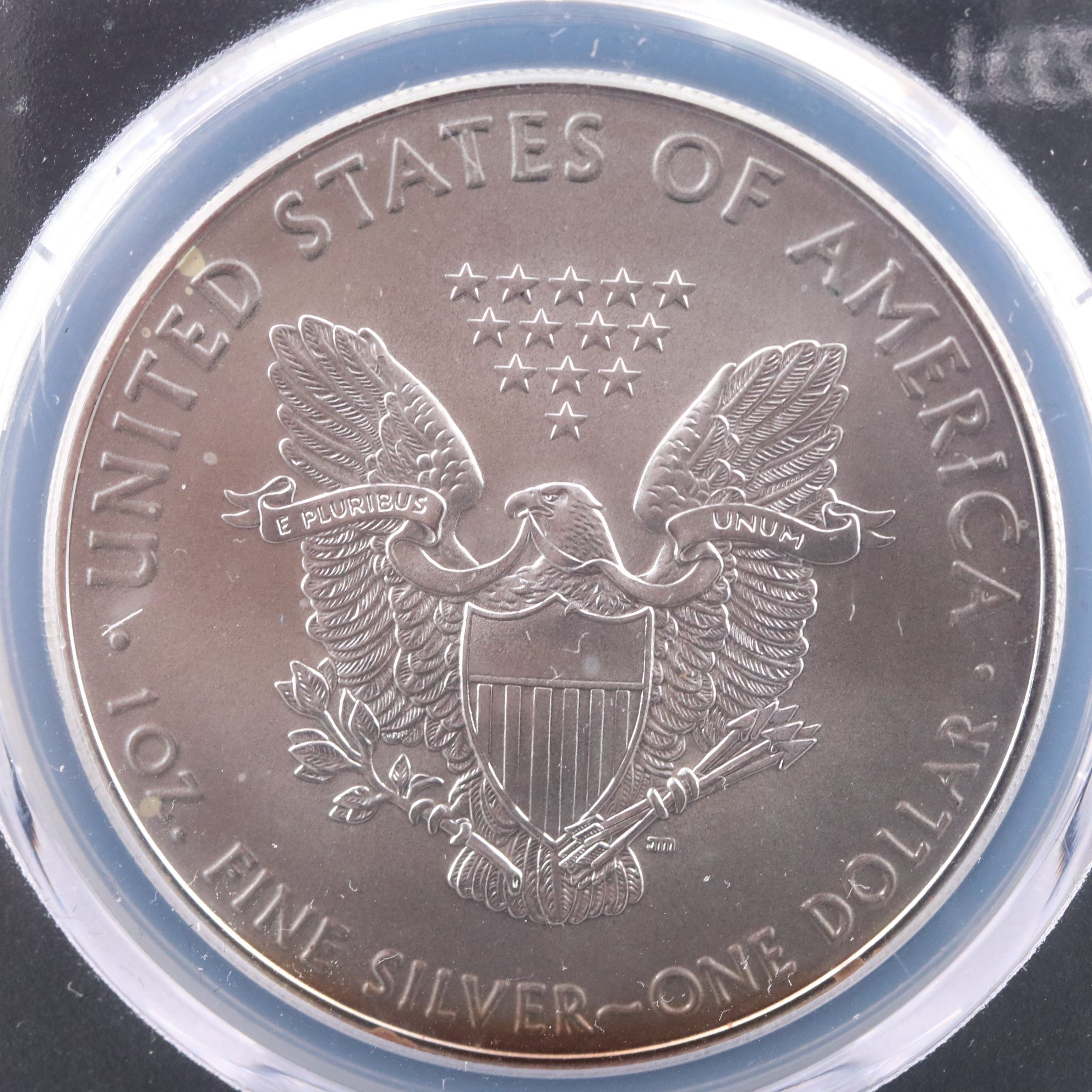 PCGS MS70 DCAM 2016 First Strike Silver Eagle Coin