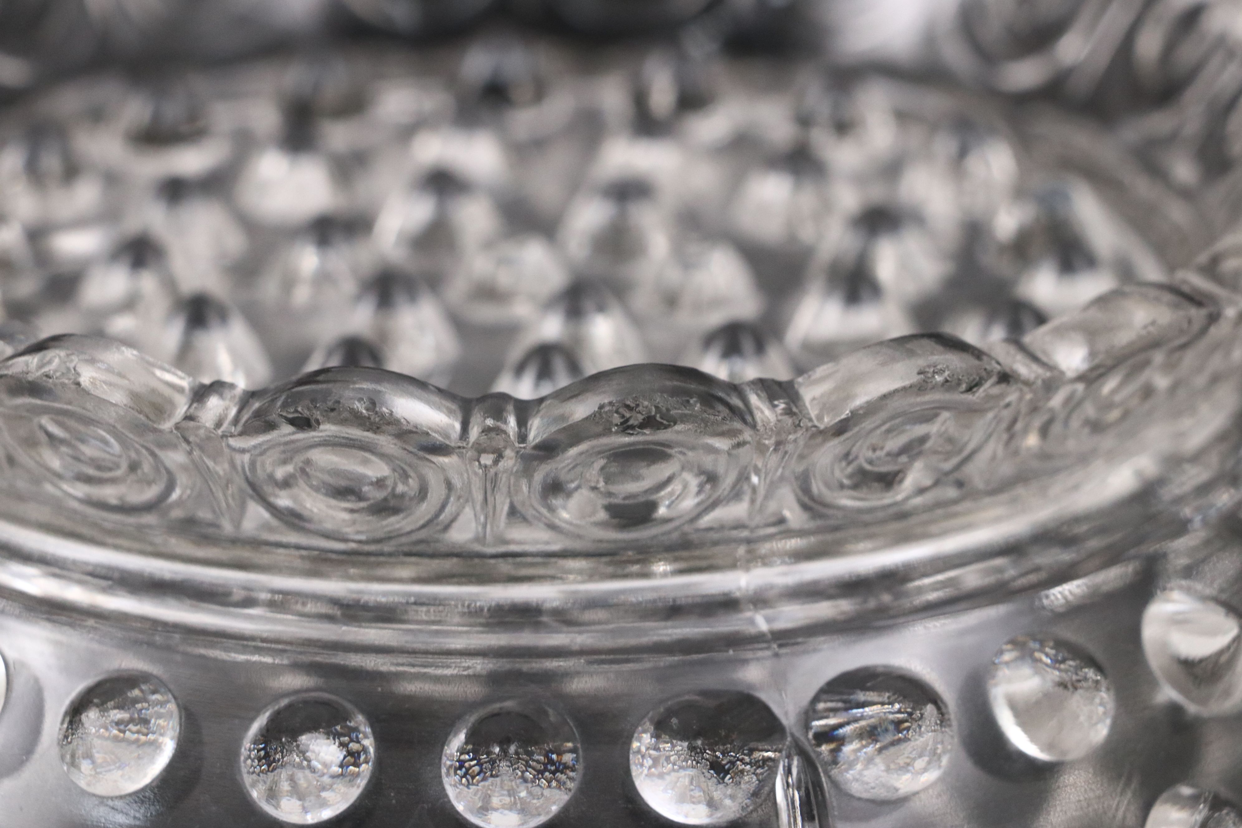 American Brilliant Cut Crystal Vase, Hobnail Glass Bowl, and More Table Décor