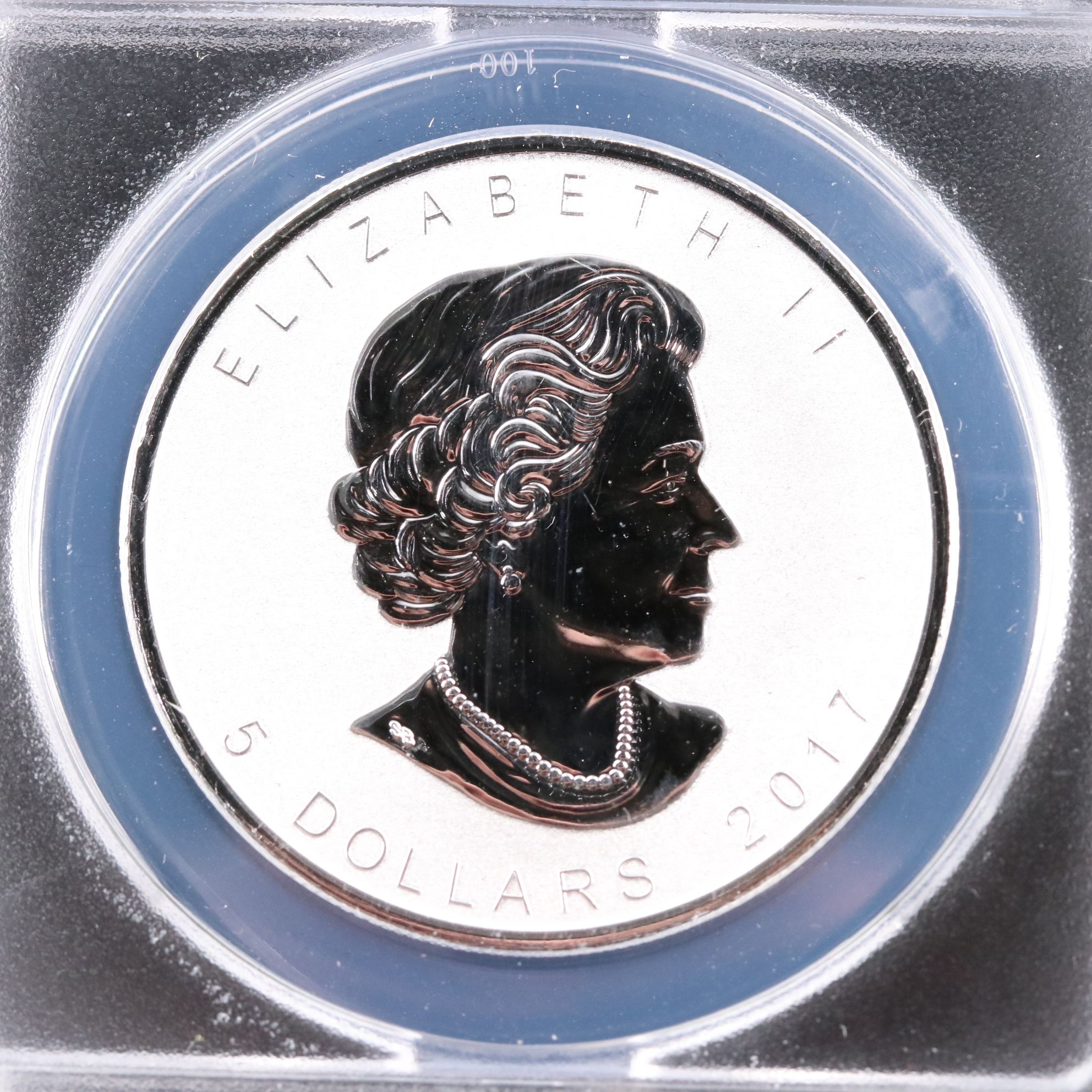 ANACS 2017 RP70 DCAM Canada Silver Maple Leaf