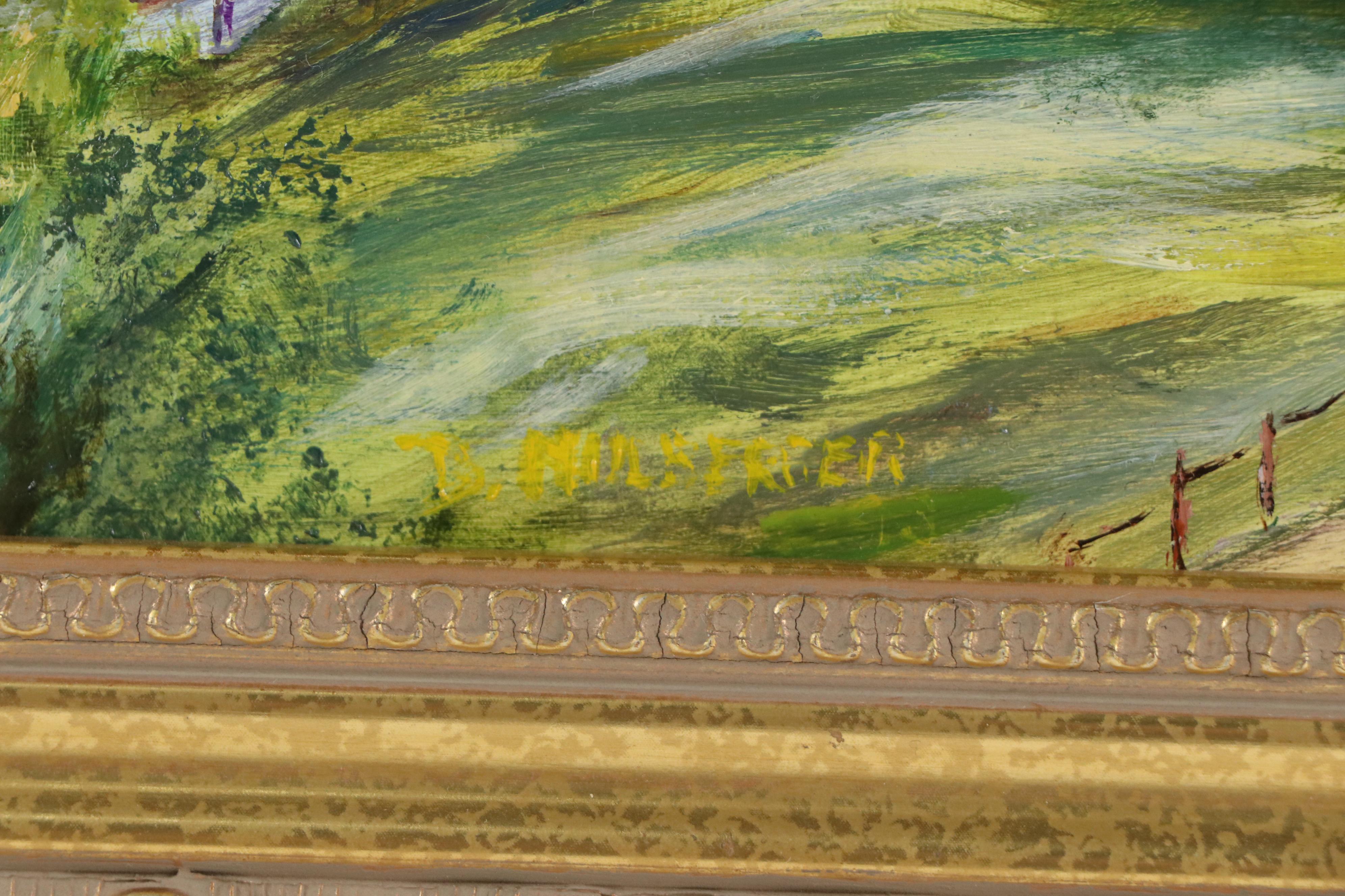 Landscape Oil Painting "A Lake in Scotland"