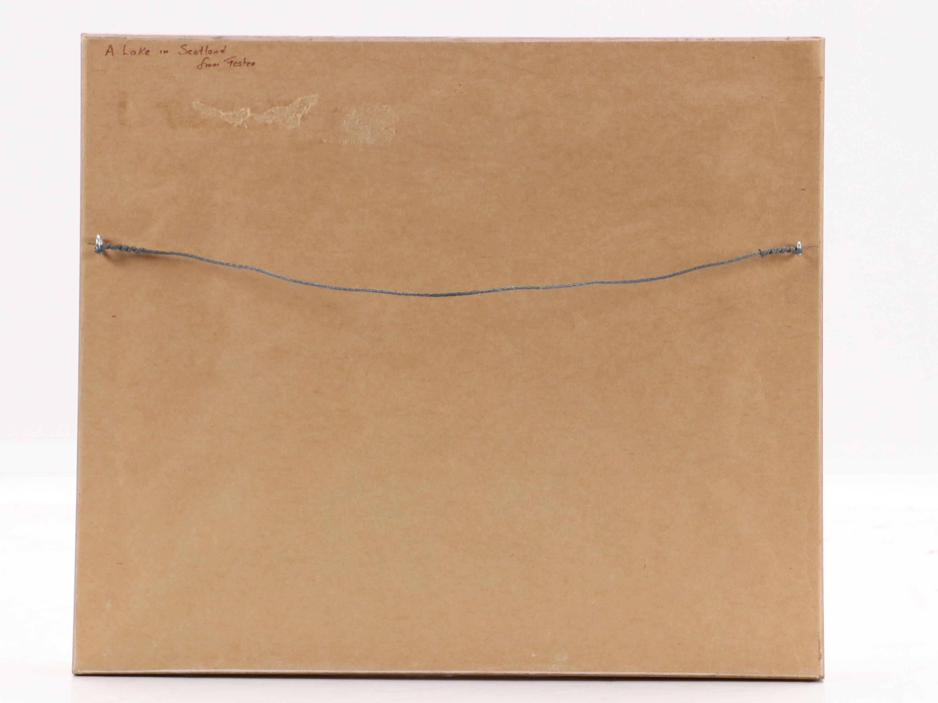 Landscape Oil Painting "A Lake in Scotland"