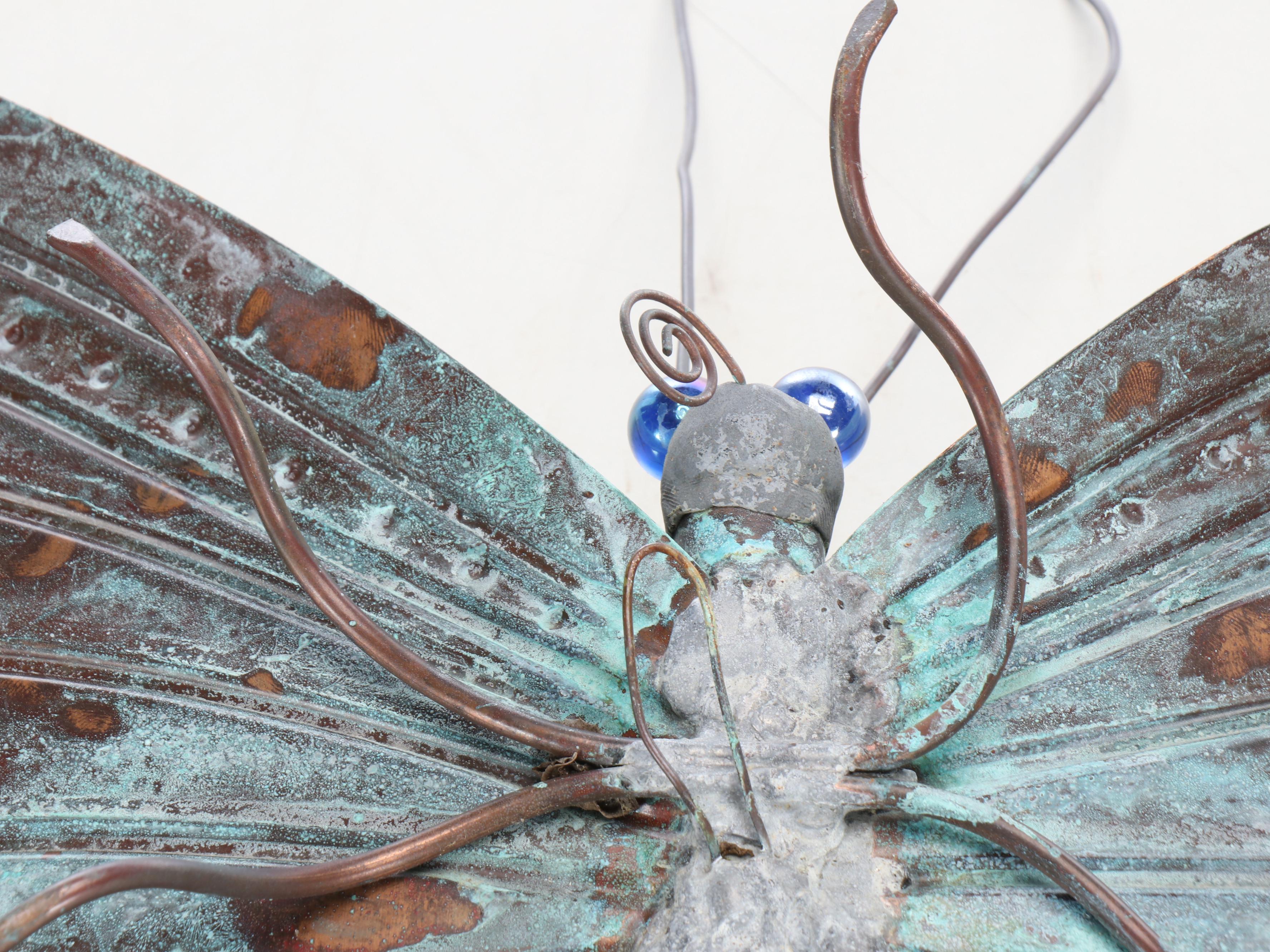 Metal Butterfly Garden Sculptures