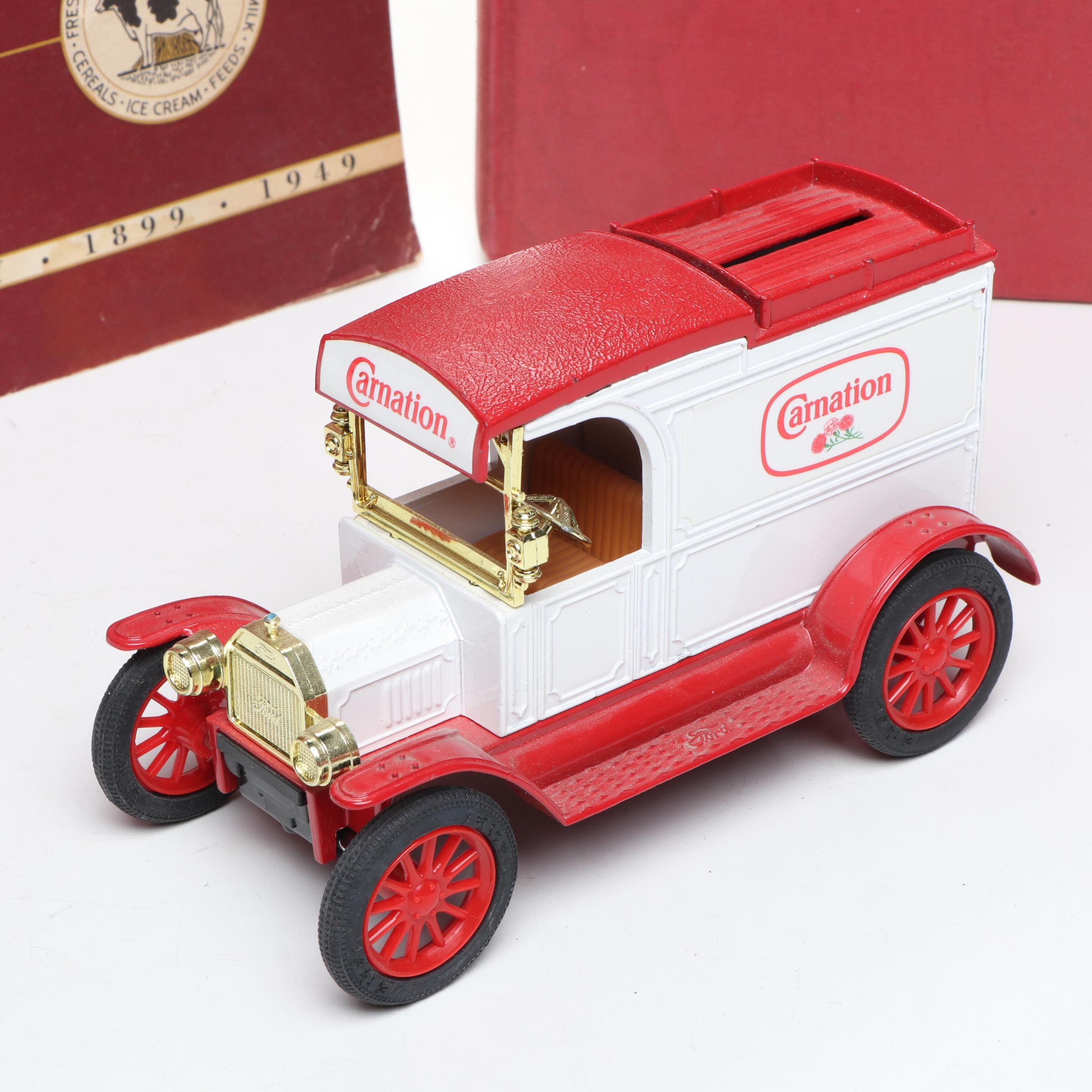 Carnation Company Books with Ertl Replica 1913 Ford Delivery Truck
