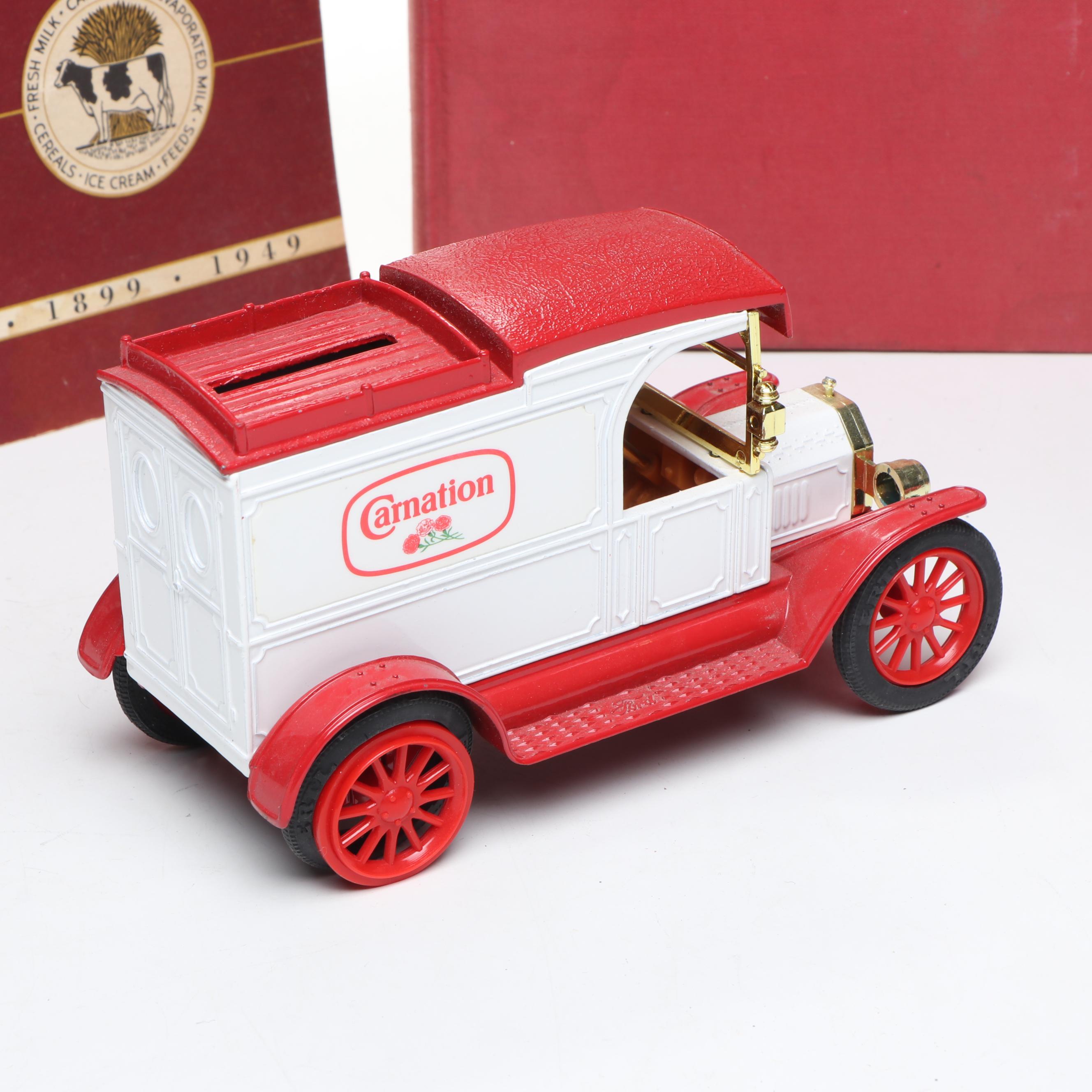Carnation Company Books with Ertl Replica 1913 Ford Delivery Truck