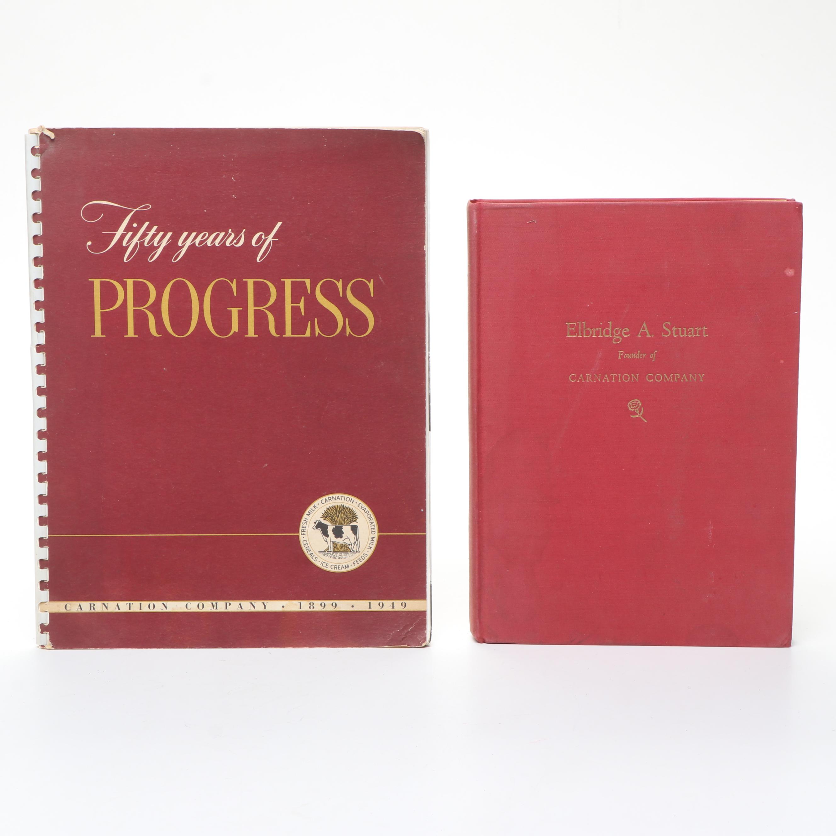 Carnation Company Books with Ertl Replica 1913 Ford Delivery Truck