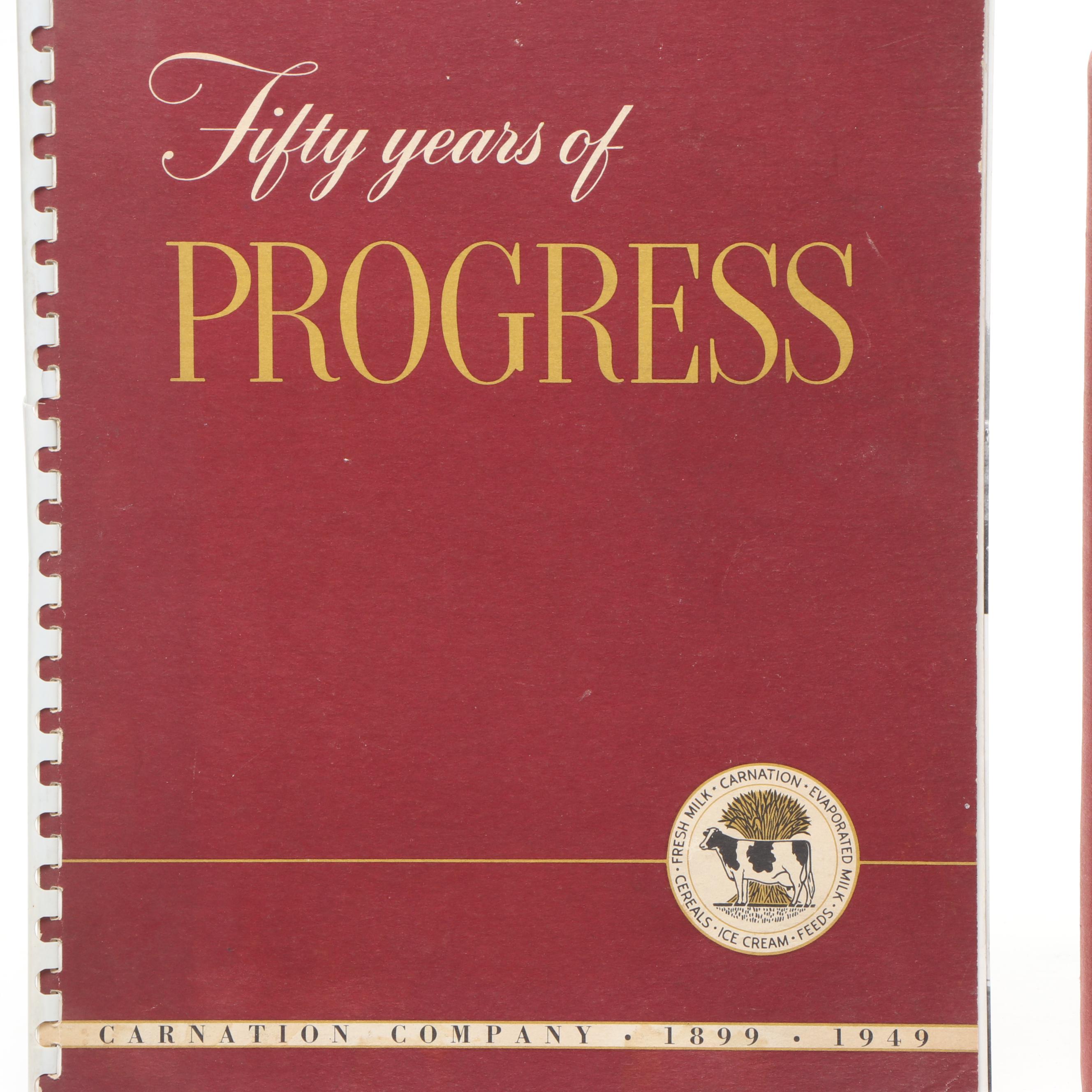 Carnation Company Books with Ertl Replica 1913 Ford Delivery Truck