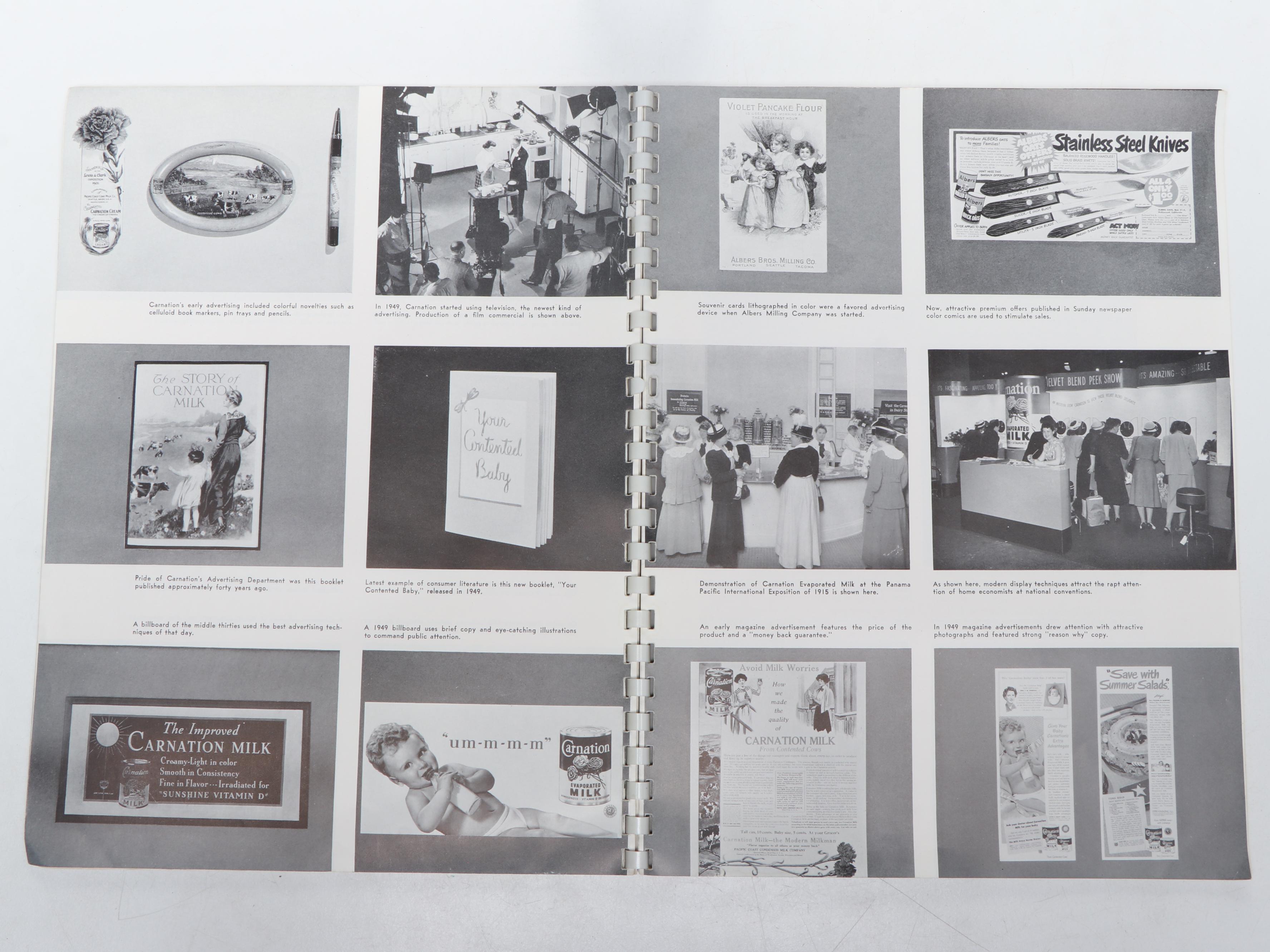 Carnation Company Books with Ertl Replica 1913 Ford Delivery Truck