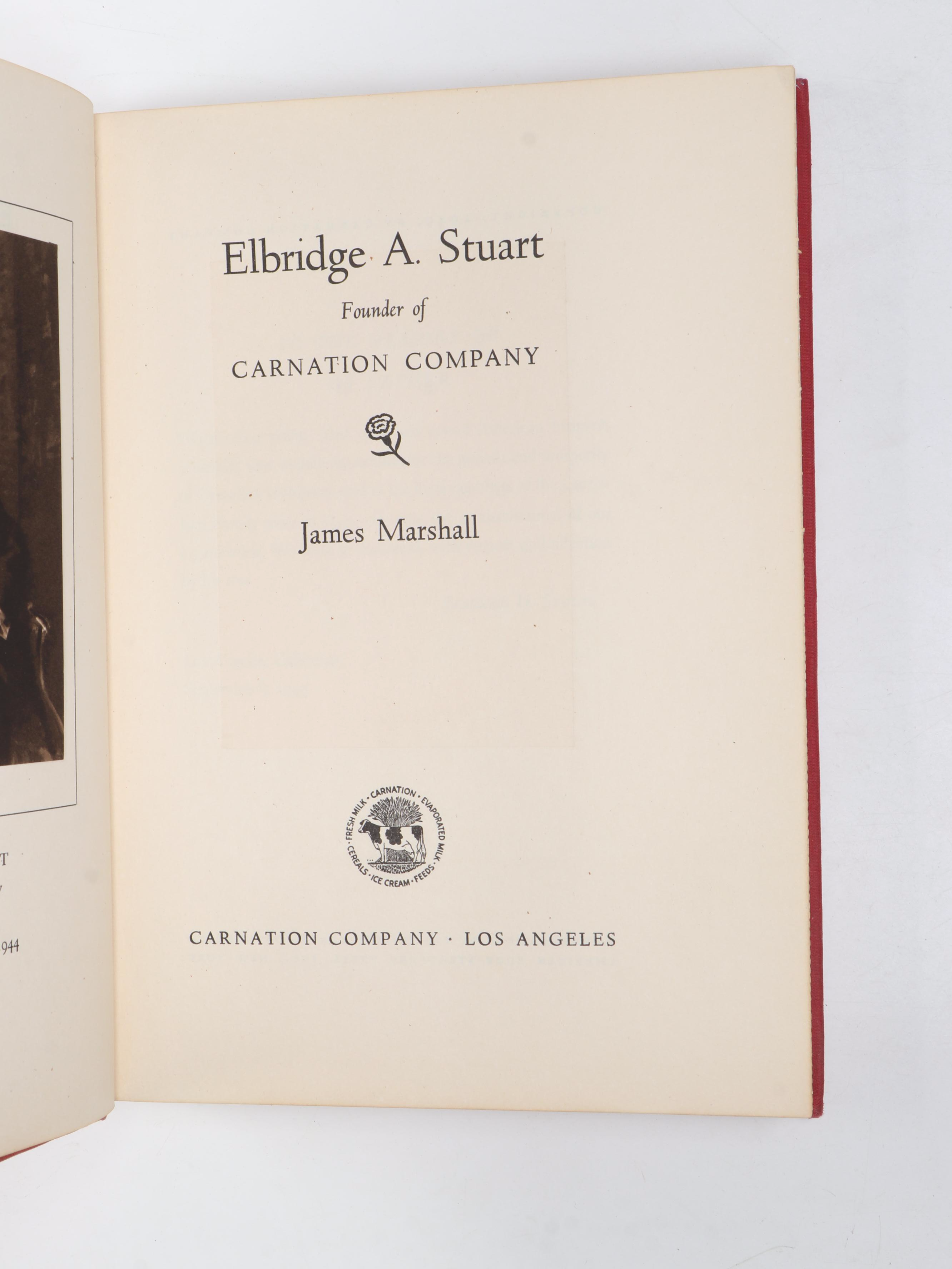 Carnation Company Books with Ertl Replica 1913 Ford Delivery Truck