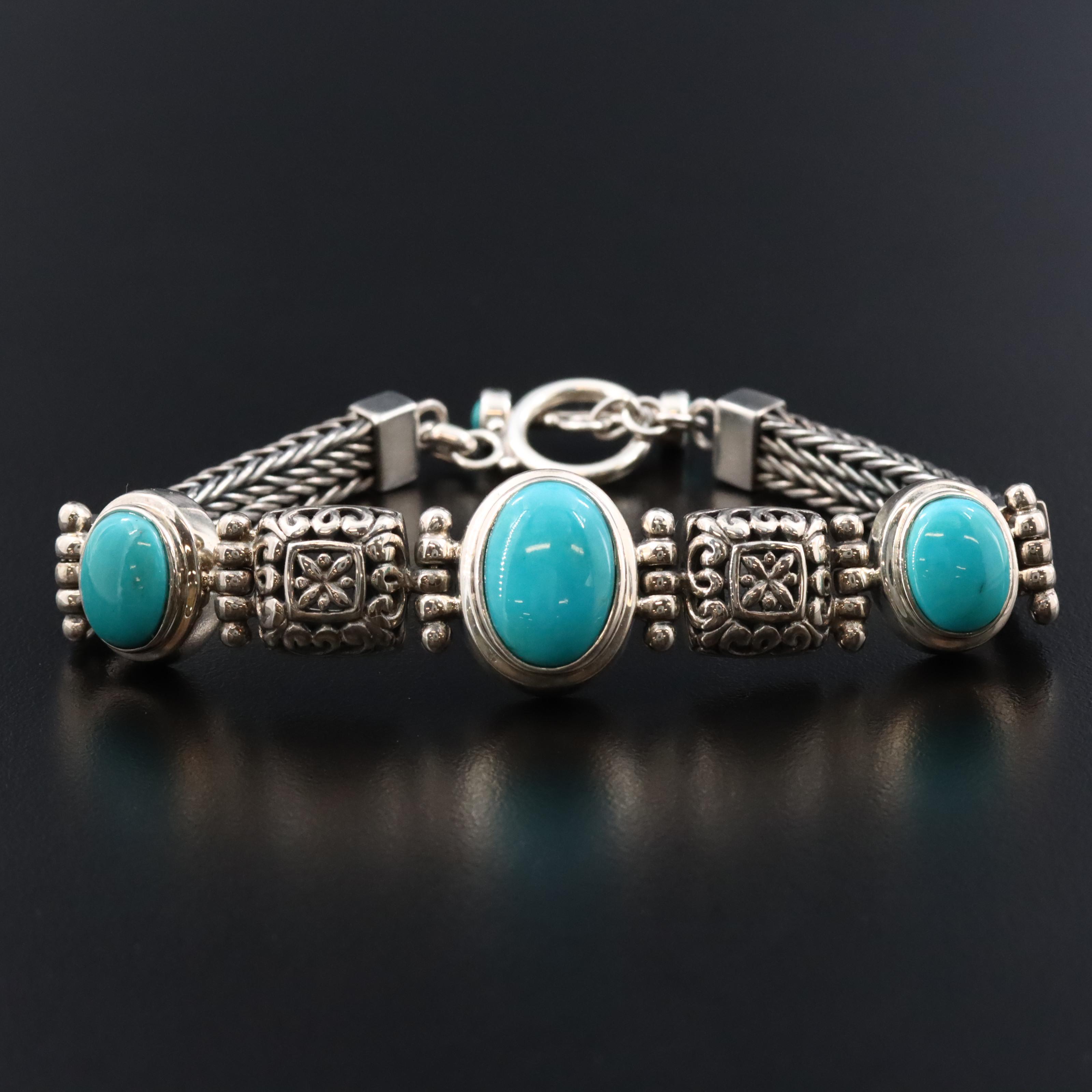 Sterling Turquoise Bracelet