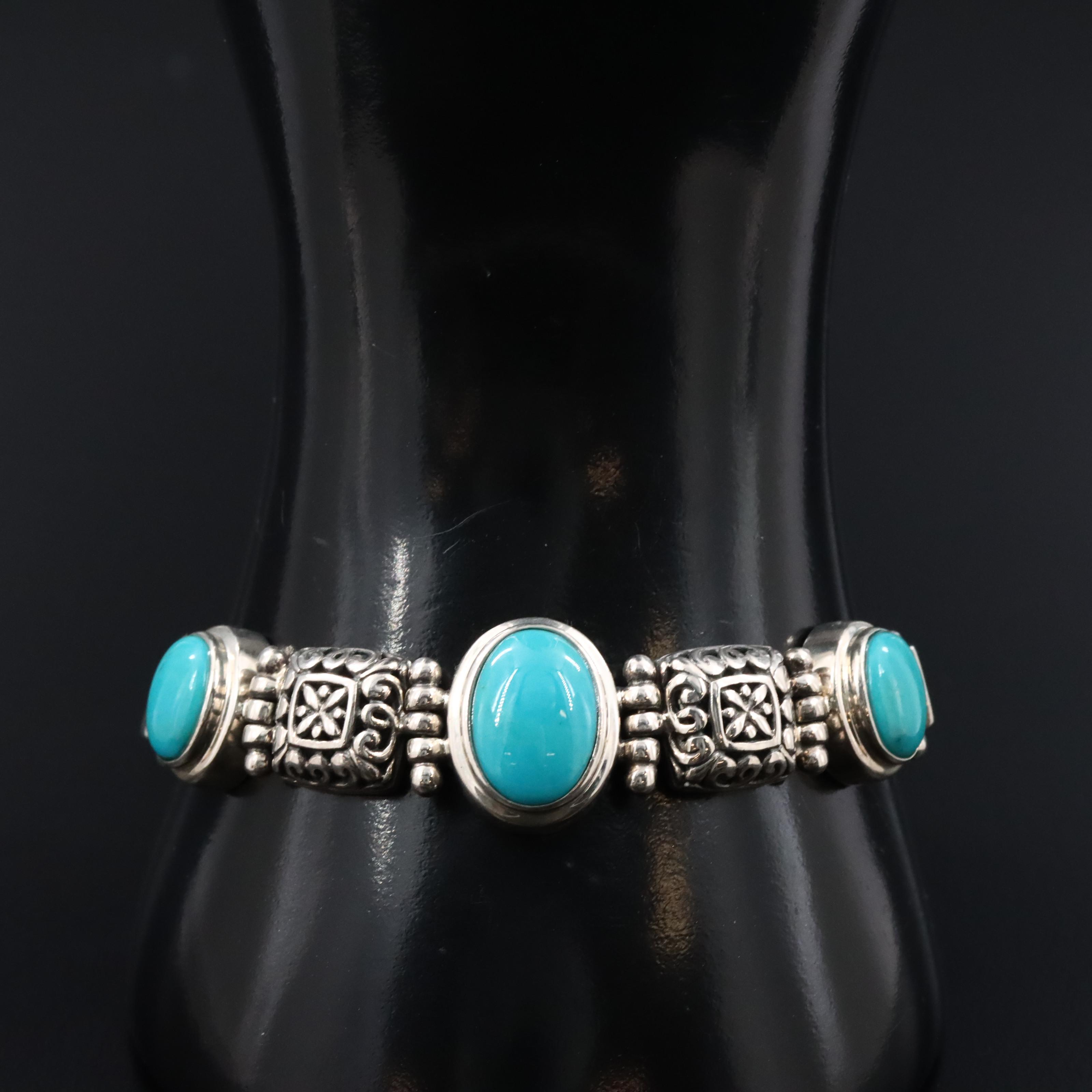 Sterling Turquoise Bracelet