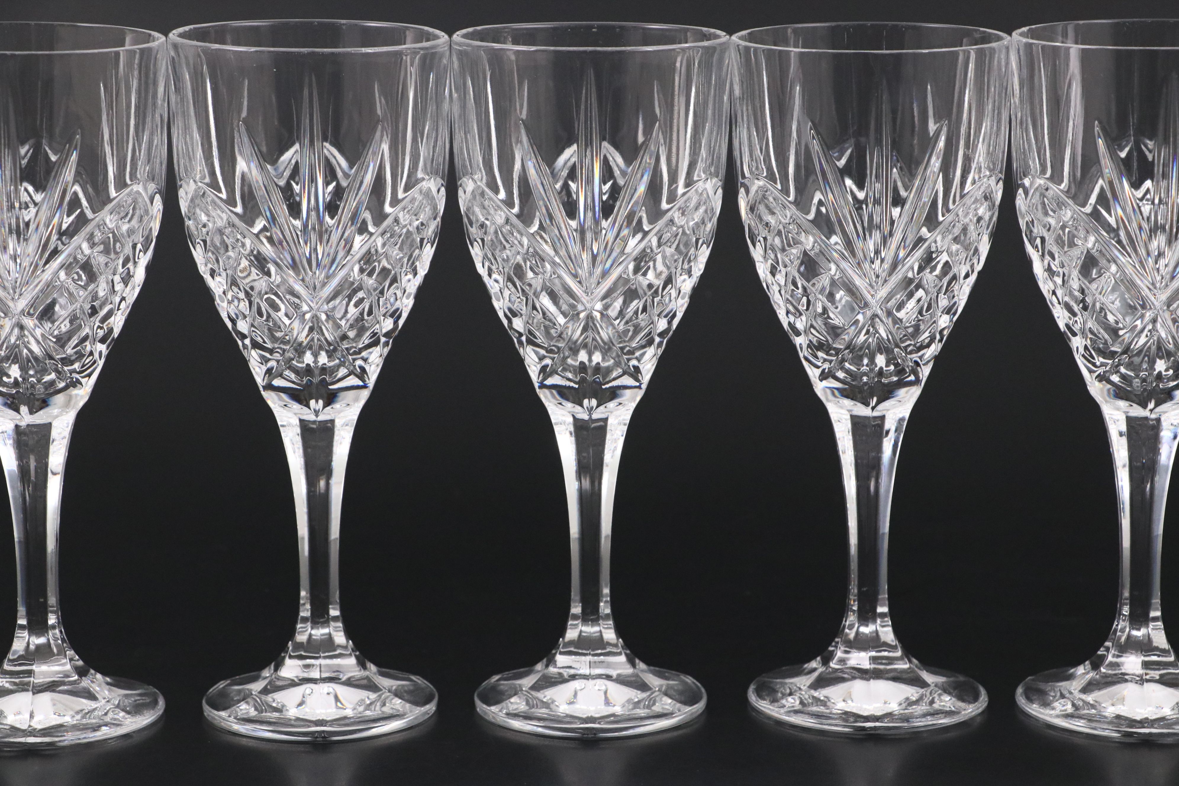 Shannon by Godinger "Dublin" Crystal Wine Glasses