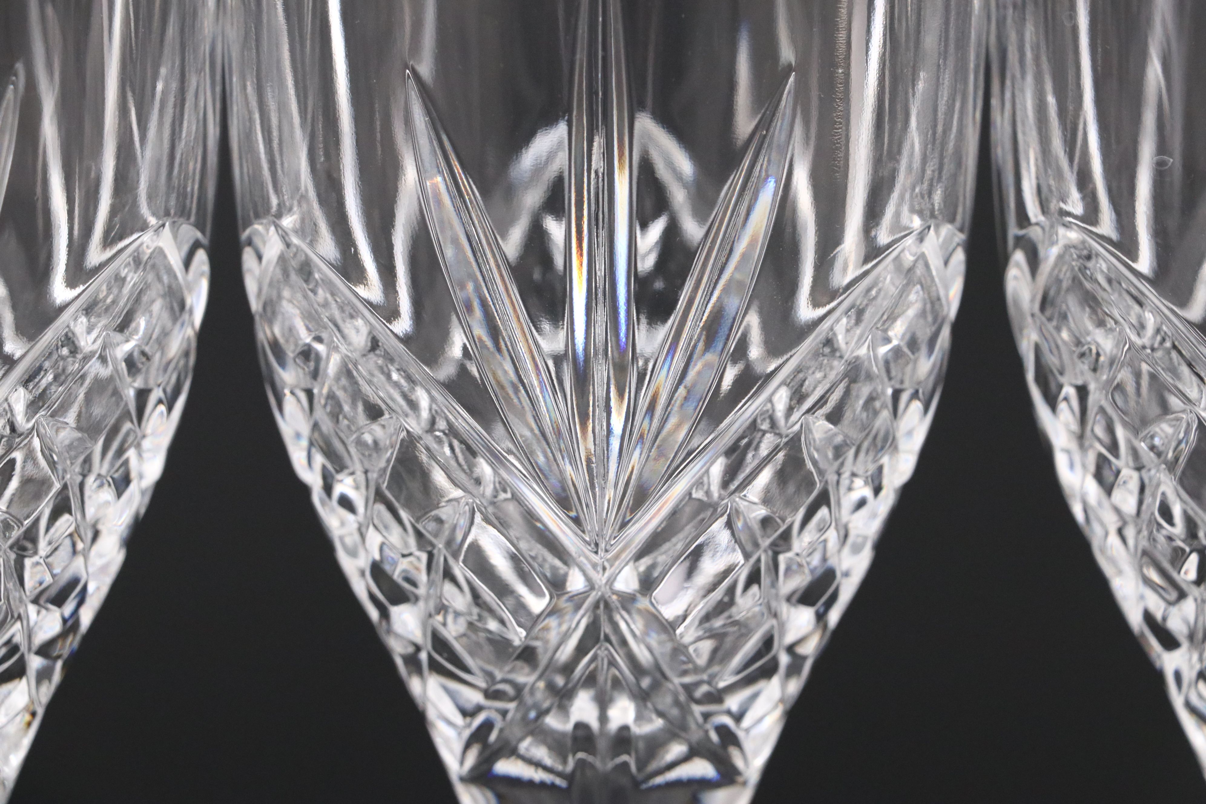 Shannon by Godinger "Dublin" Crystal Wine Glasses