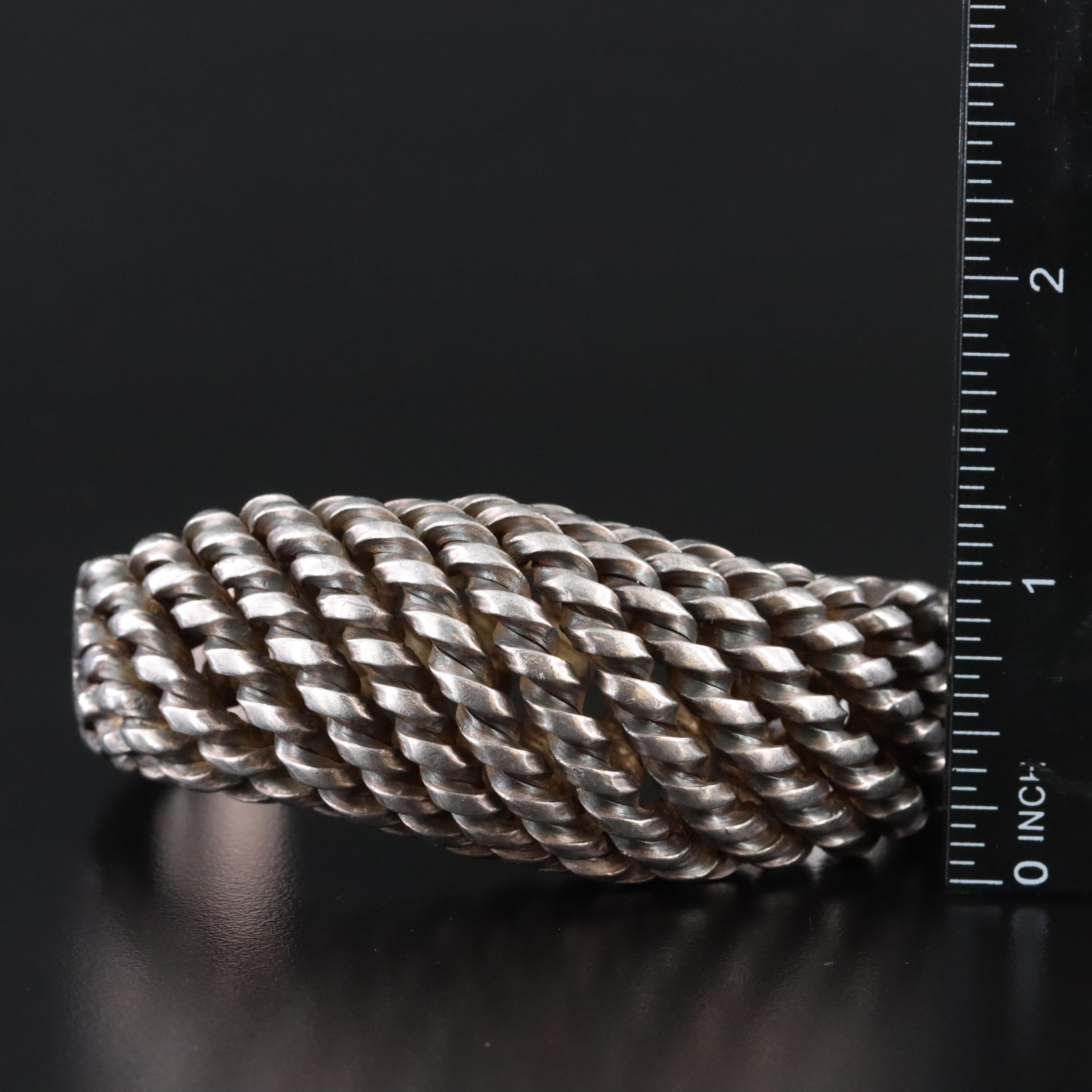 Thai, Akha Hill Tribe Sterling Cuff