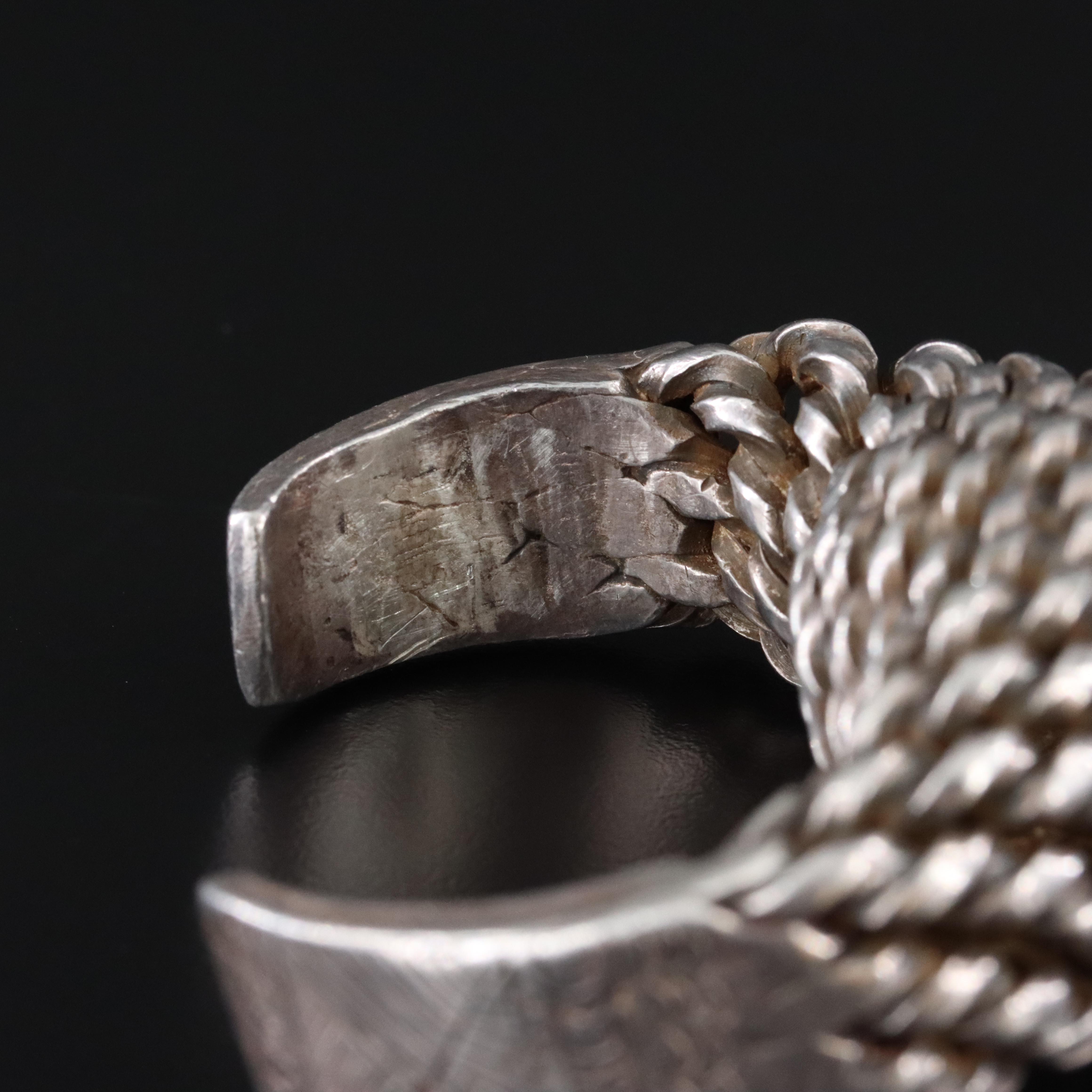 Thai, Akha Hill Tribe Sterling Cuff