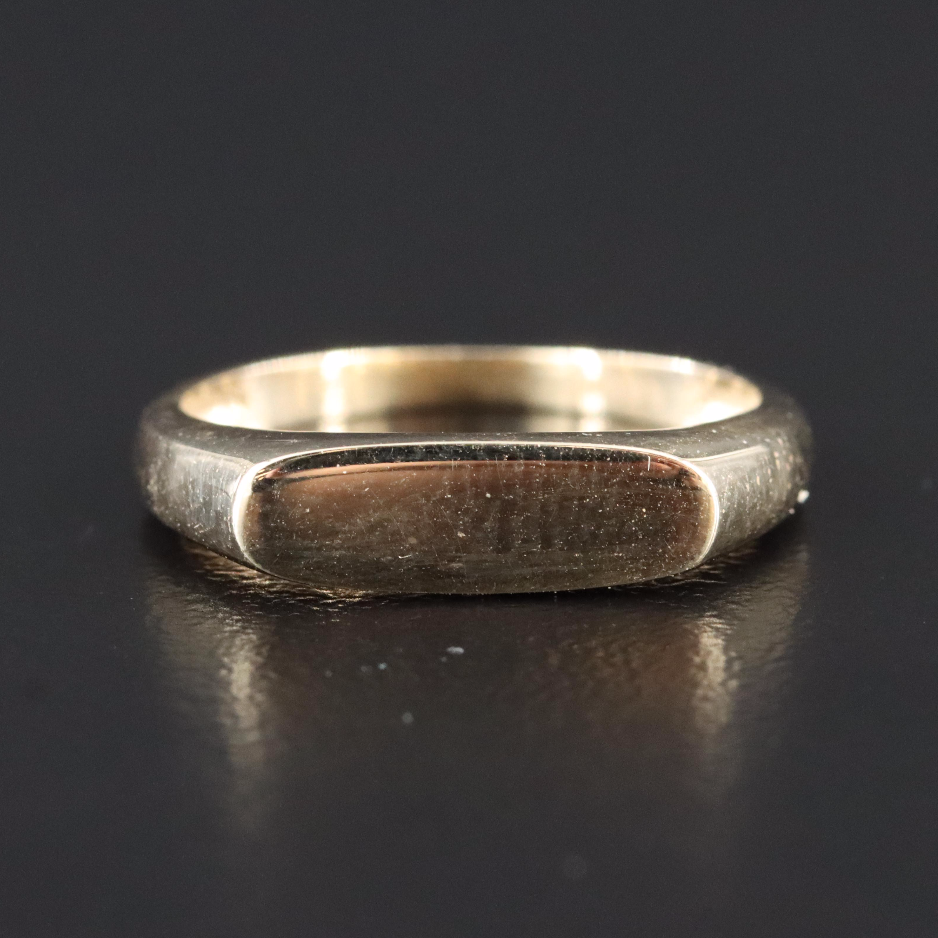 10K Signet Ring