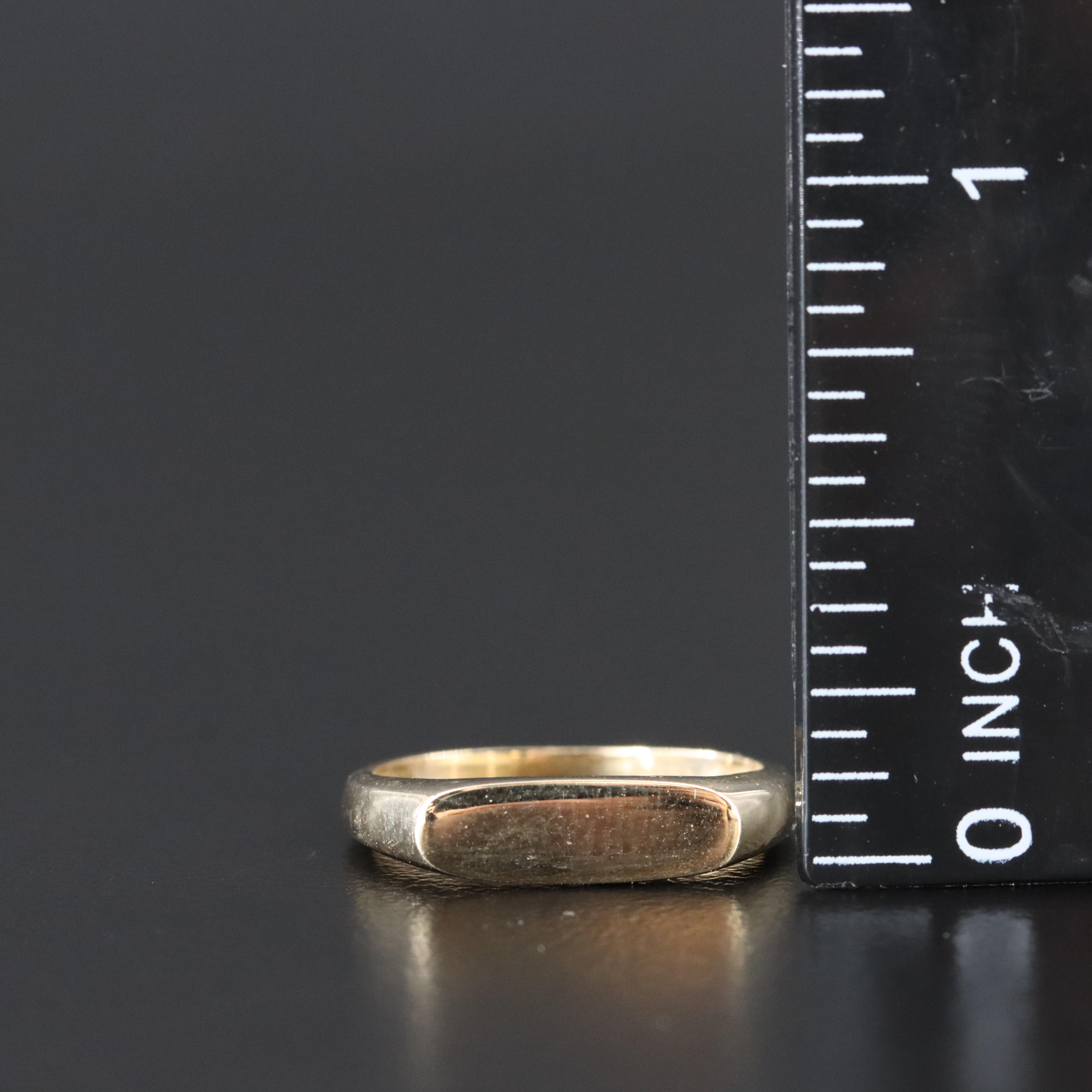 10K Signet Ring