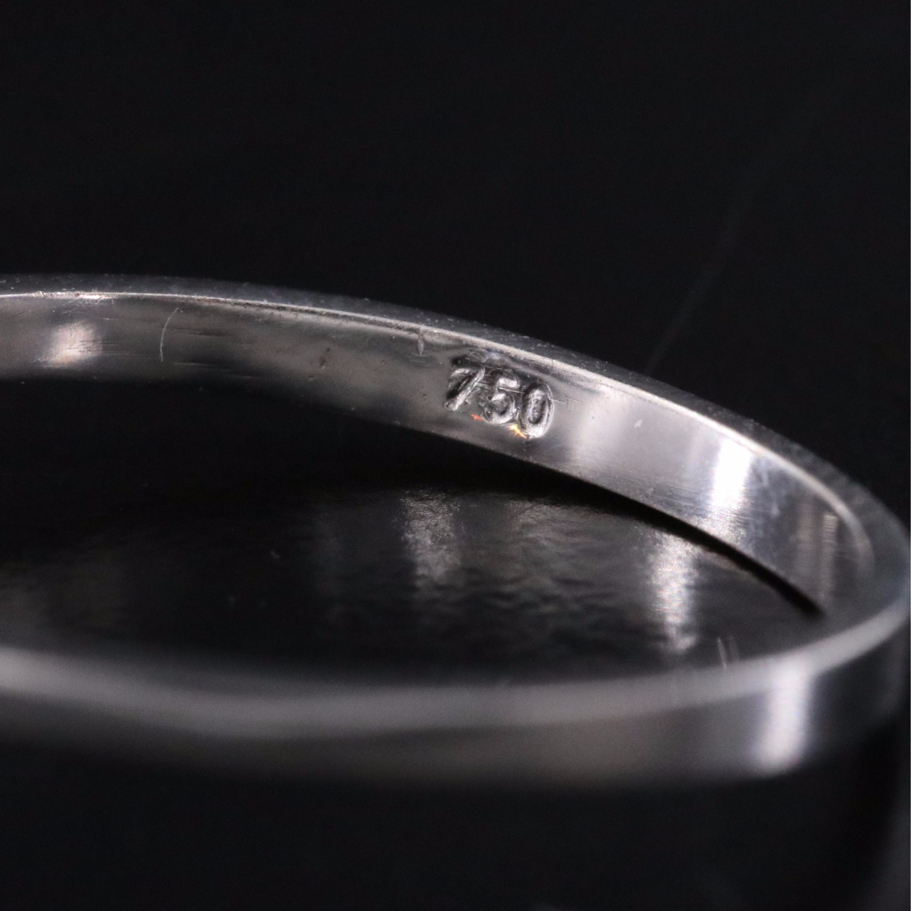 18K 5.55 CT Lab Grown Diamond Solitaire Ring with IGI Report