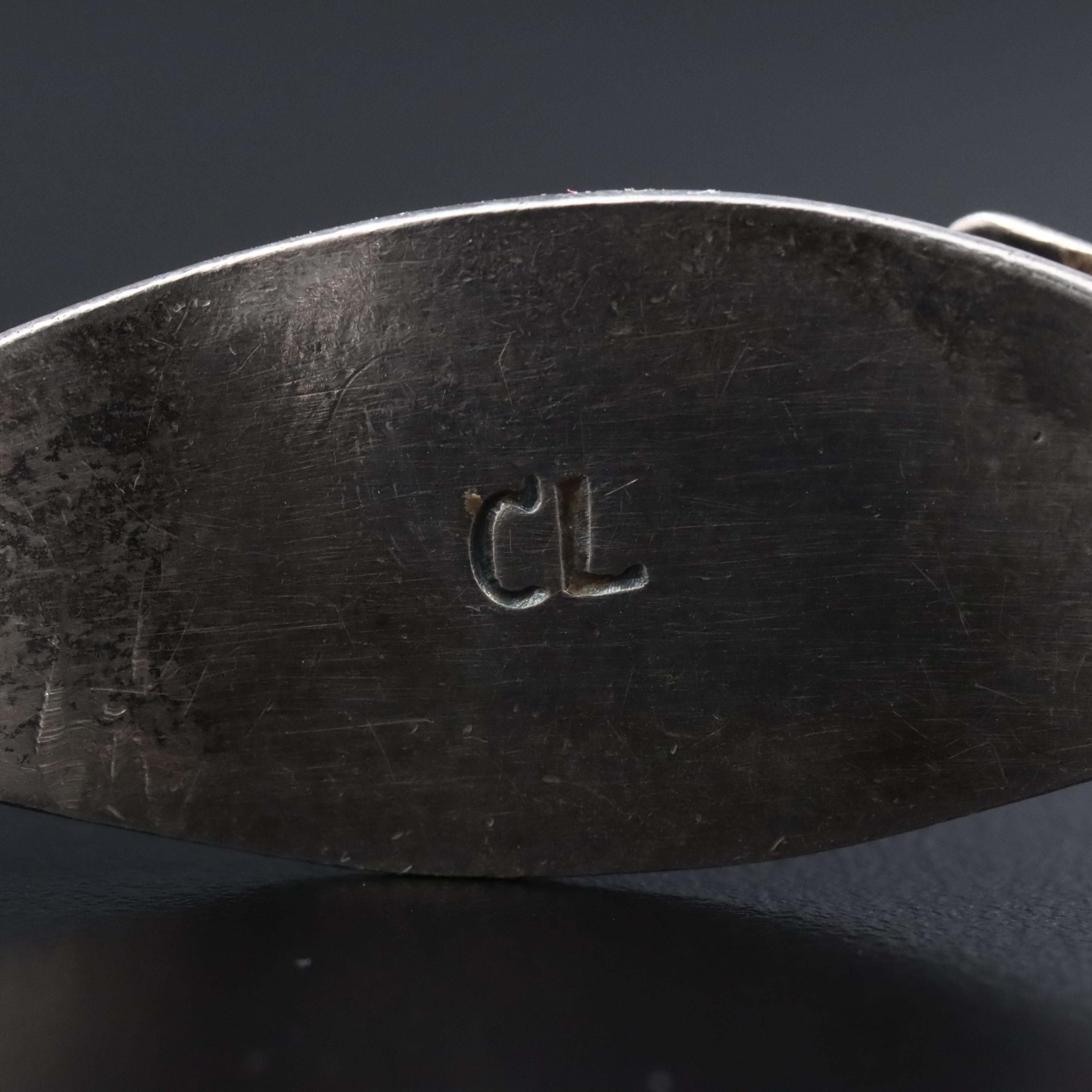 Southwestern Sterling Coral and Mother-of-Pearl Watch Cuff