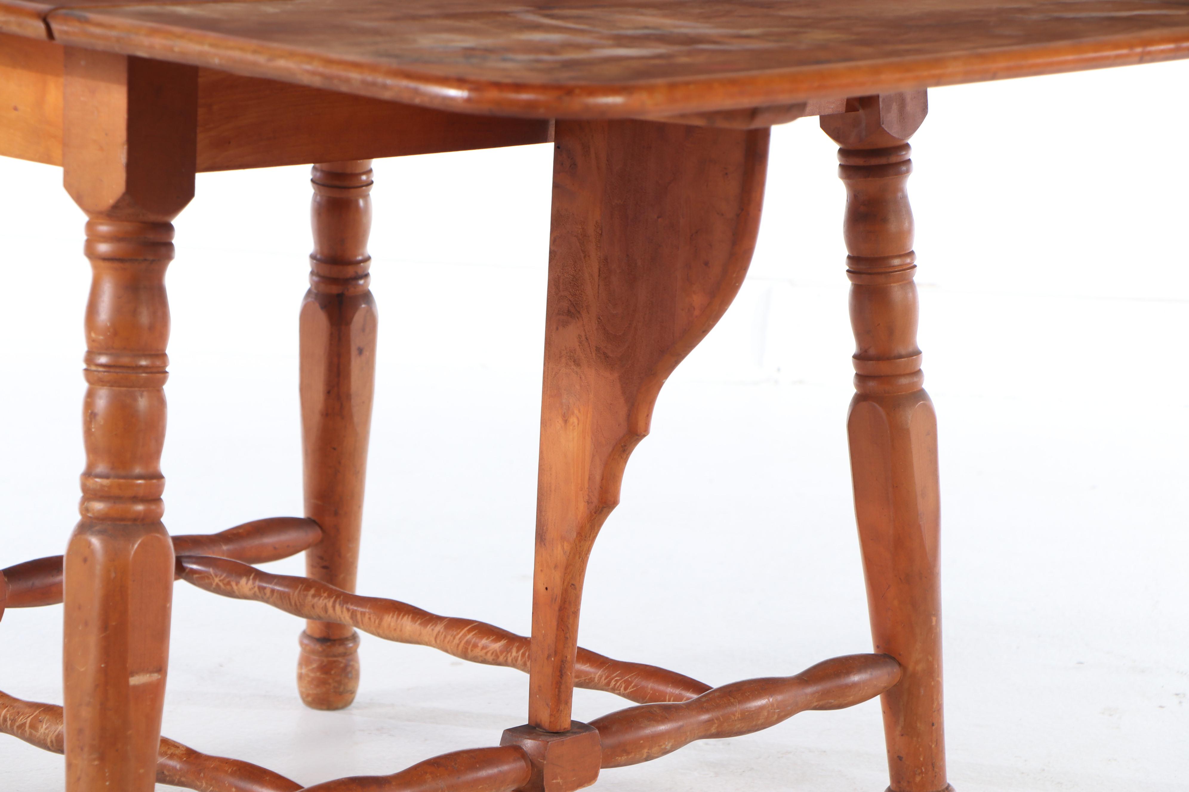 Wooden Drop Leaf Table
